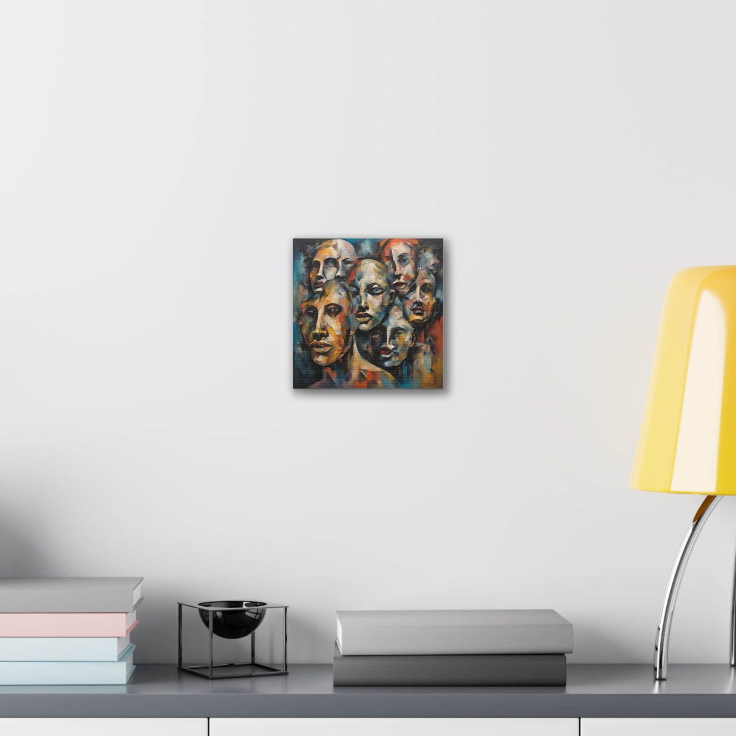 Expressionism Faces Canvas Art - Modern Wall Decor