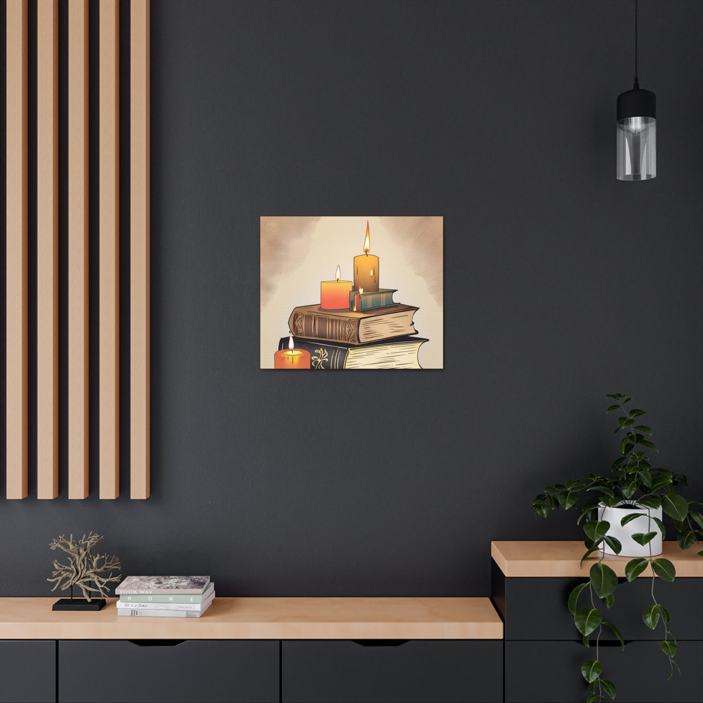 Cozy Book Lovers Canvas Gallery Wraps - Perfect for Home Decor