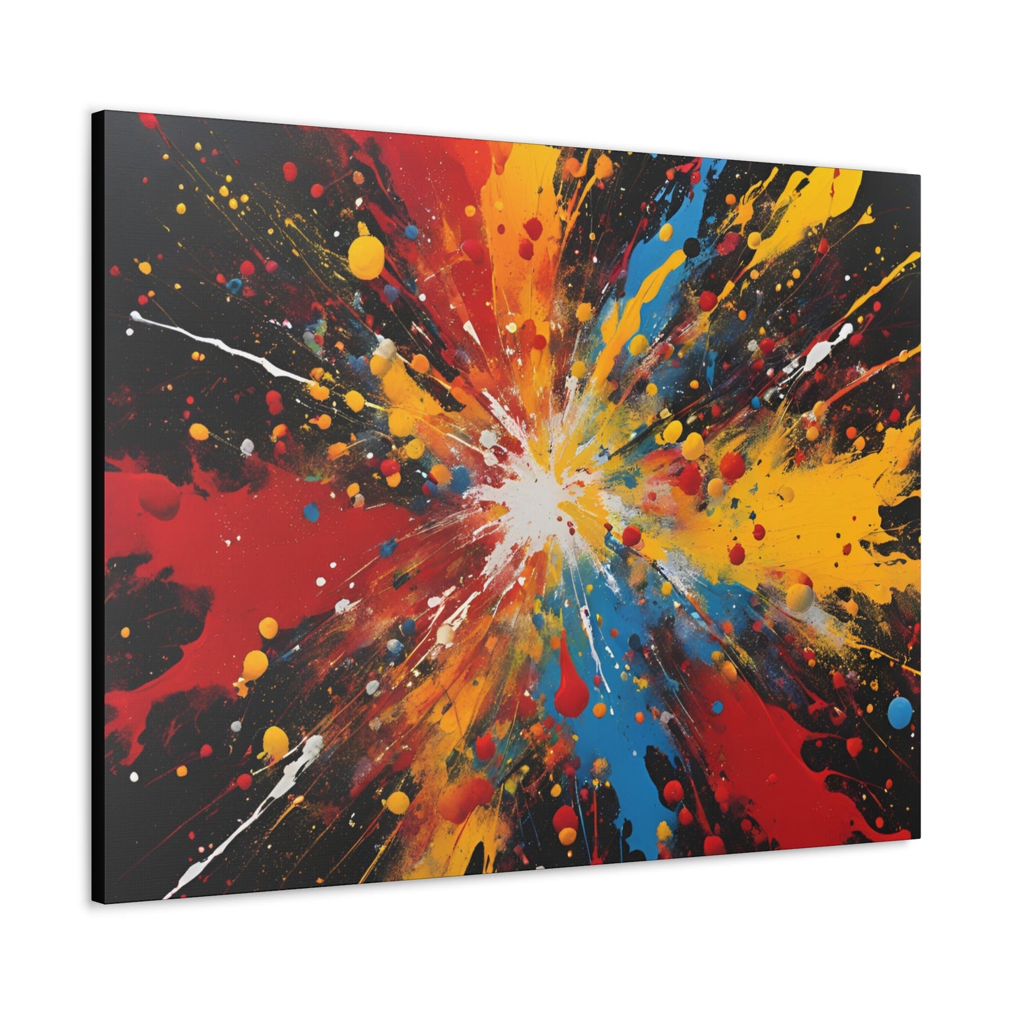 Canvas Gallery Wraps - Explosive Abstract Art for Modern Decor