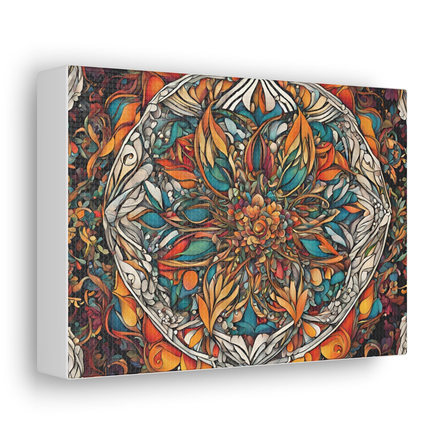 Vibrant Floral Canvas Gallery Wraps - Bohemian Home Decor