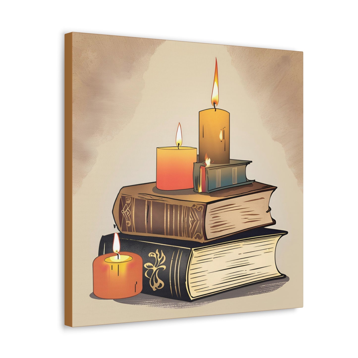 Cozy Book Lovers Canvas Gallery Wraps - Perfect for Home Decor