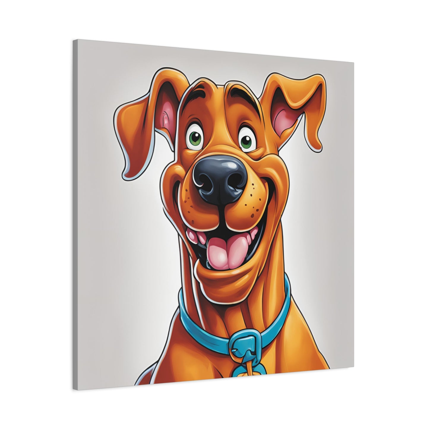 Scooby-Doo Canvas Art - Cheerful Dog Wall Decor