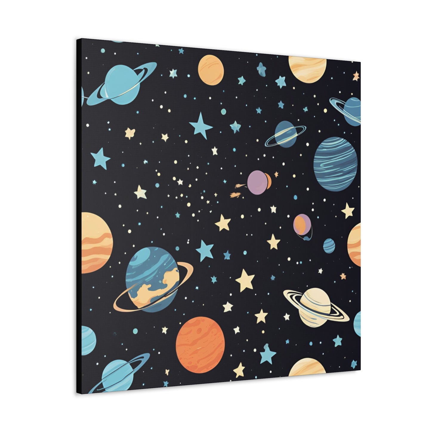 Space Canvas Wraps For Kids Room