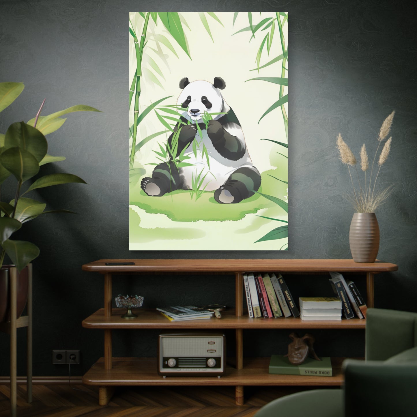 Whimsical Panda Canvas Art - Tranquil Nature Wall Decor