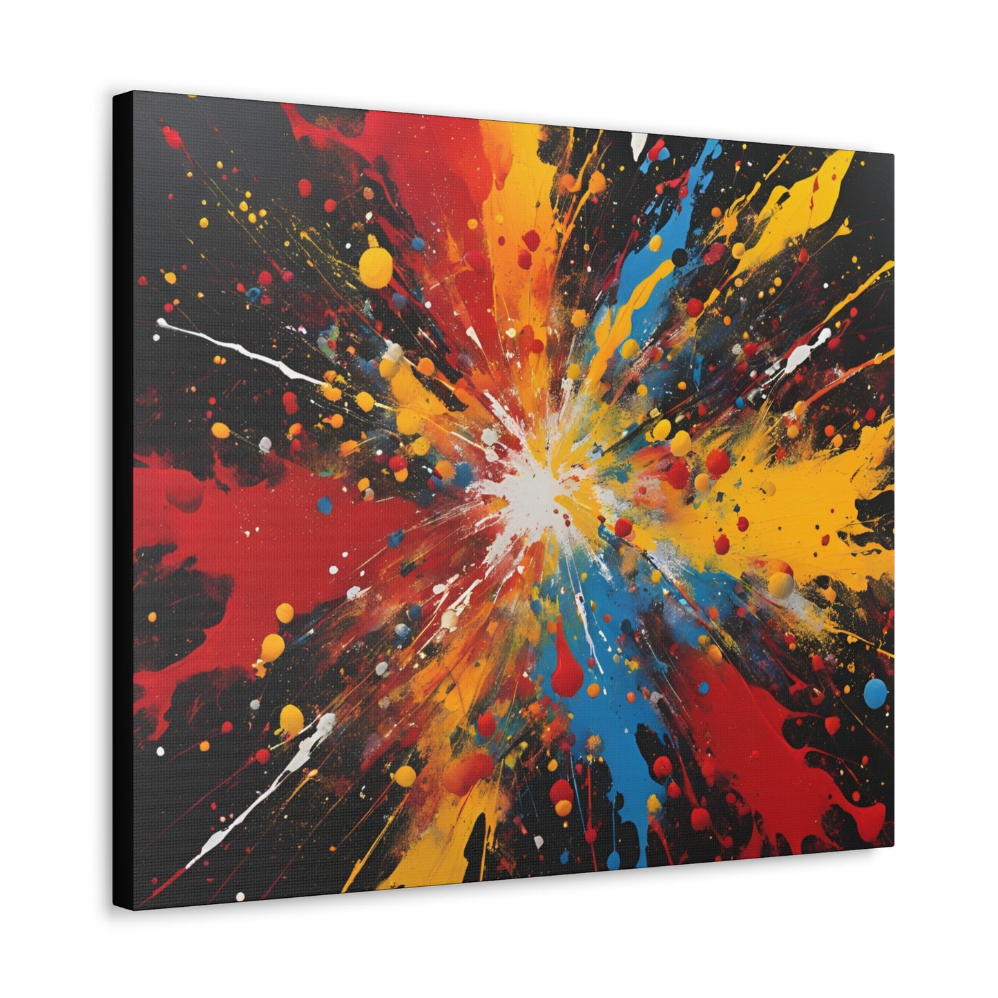 Canvas Gallery Wraps - Explosive Abstract Art for Modern Decor