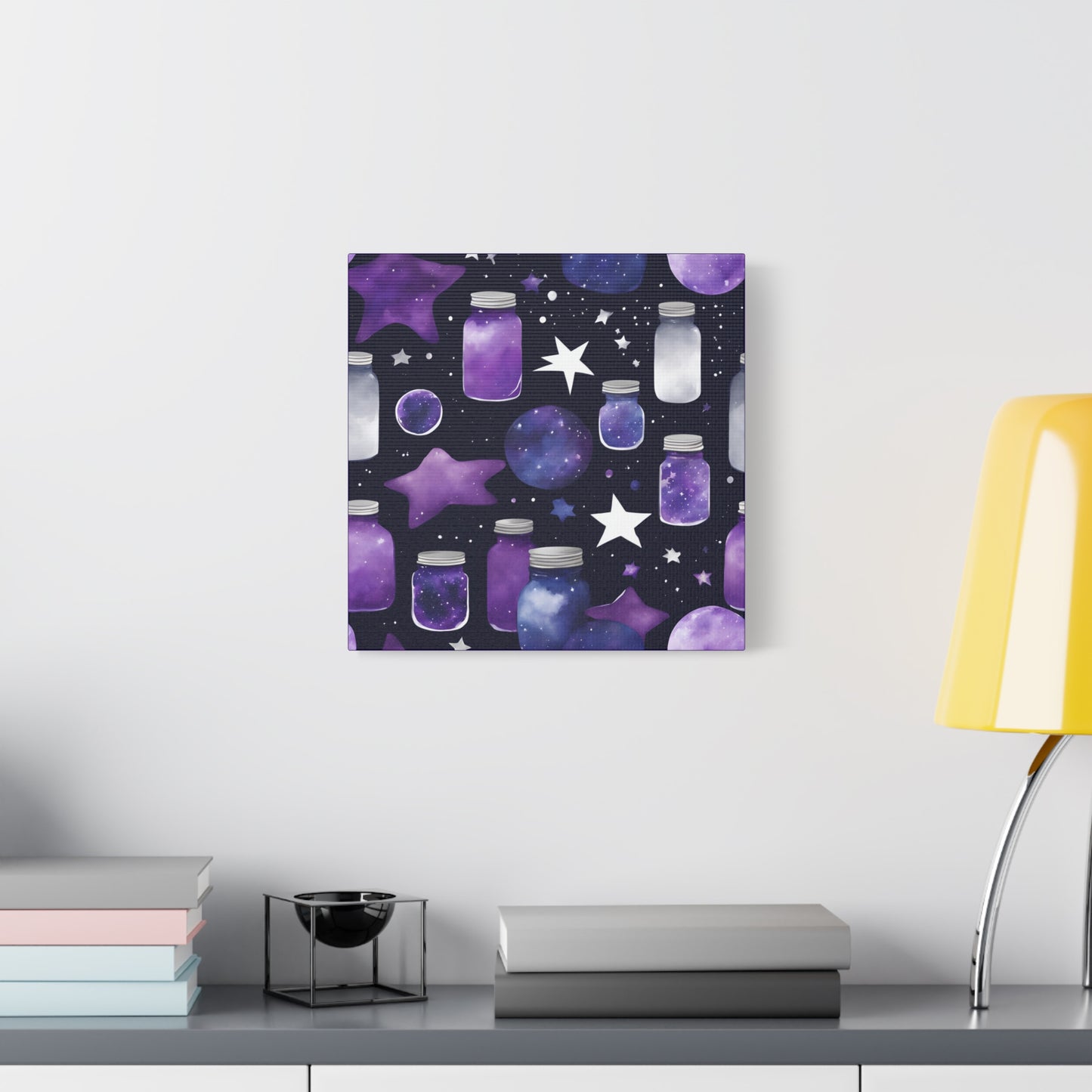 Dreamer's Cosmic Starry Night Canvas – Celestial Wall Art for Inspired Home Decor