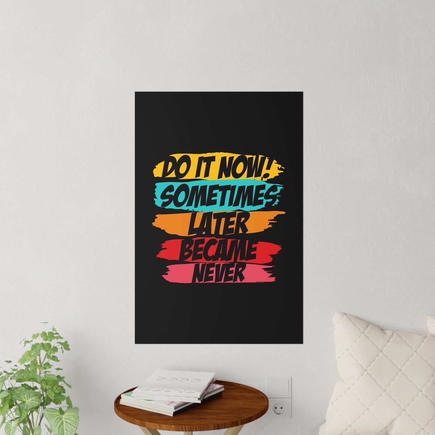 Motivational Wall Decal - "Do It Now!" Home Decor for Inspiration