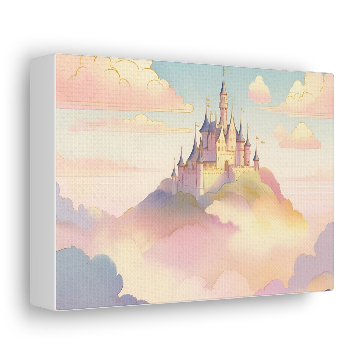 Magical Castle Canvas Gallery Wrap – Enchanting Wall Art for Dreamy Decor