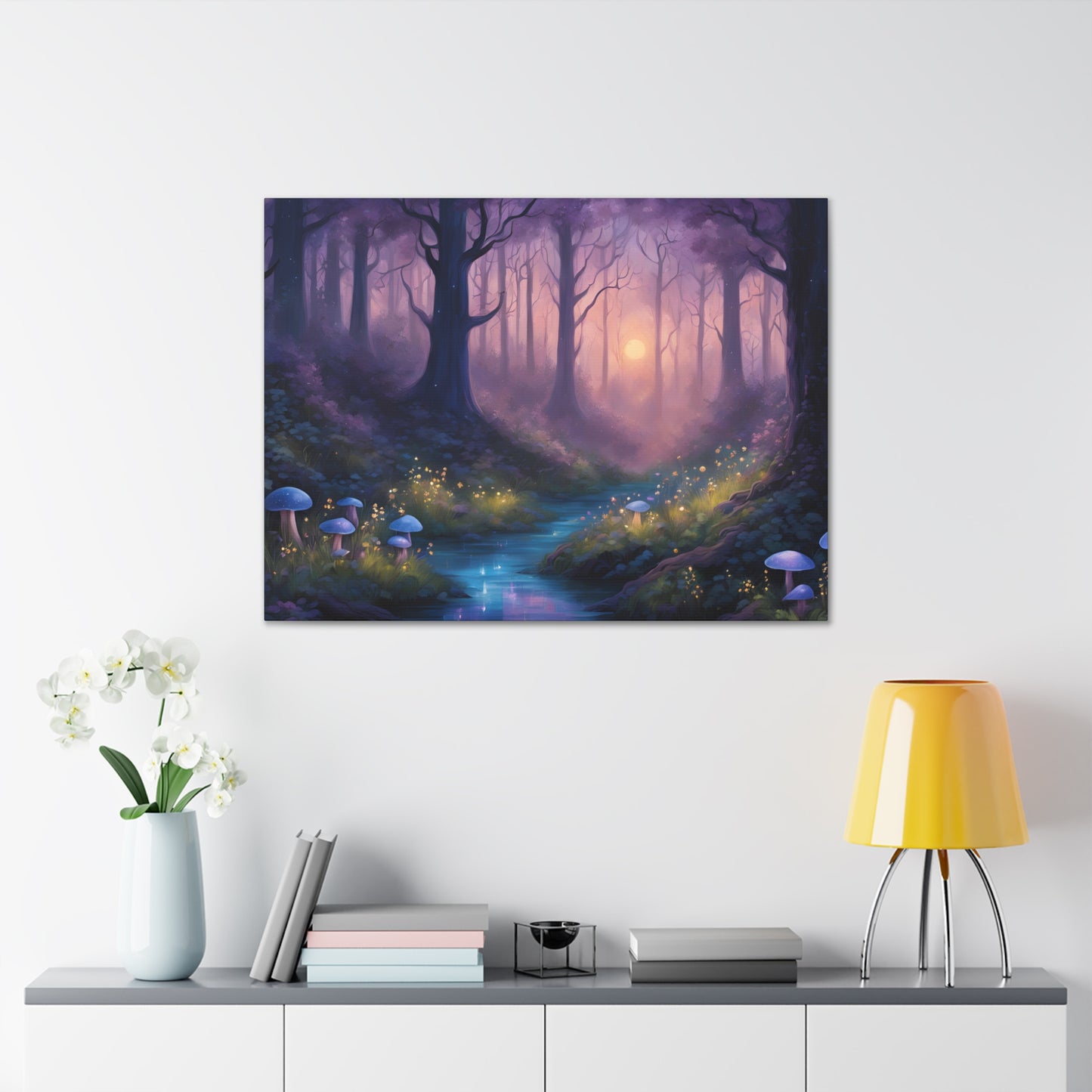 Nature Canvas Gallery Wrap - Mystical Forest Wall Art