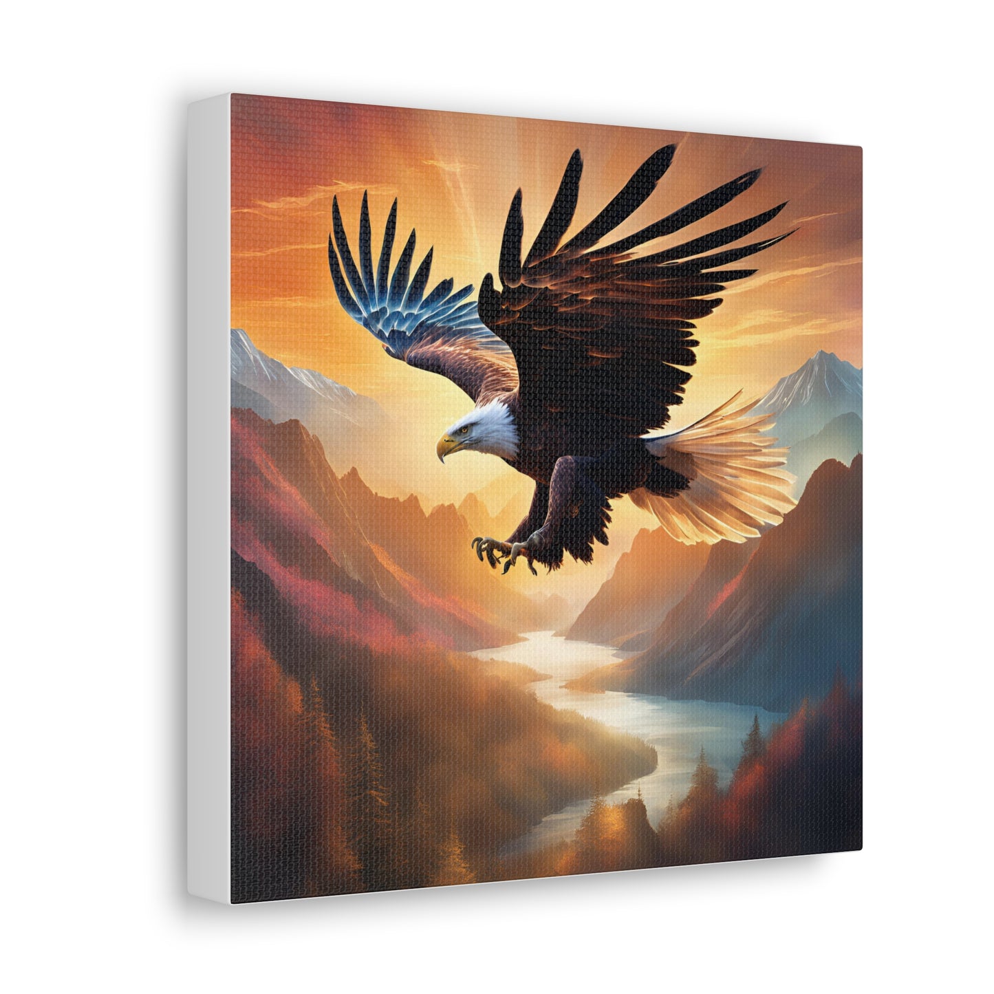 Majestic Eagle Canvas Gallery Wrap - Stunning Wall Art for Nature Lovers