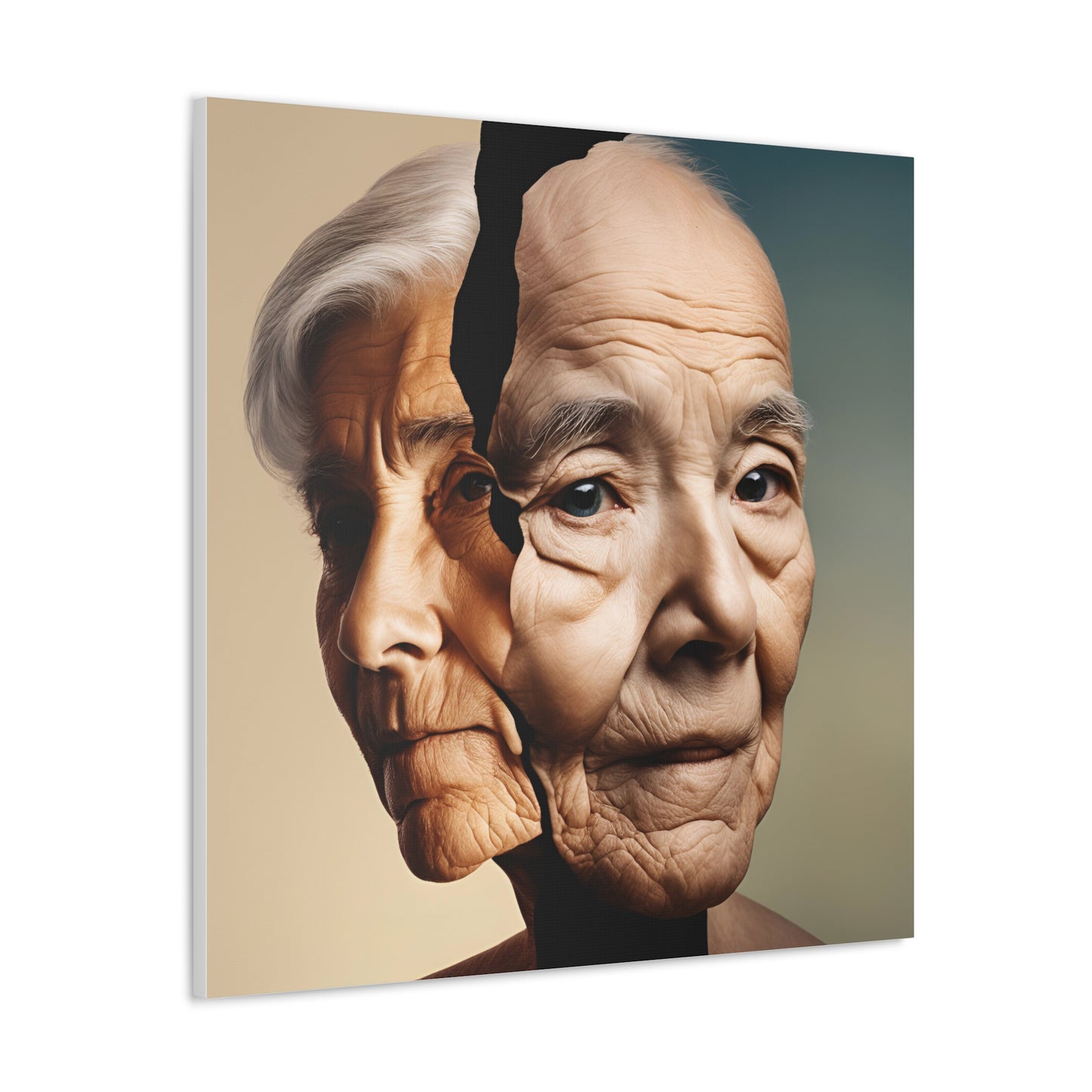 Emotional Canvas Gallery Wraps - Timeless Faces of Aging