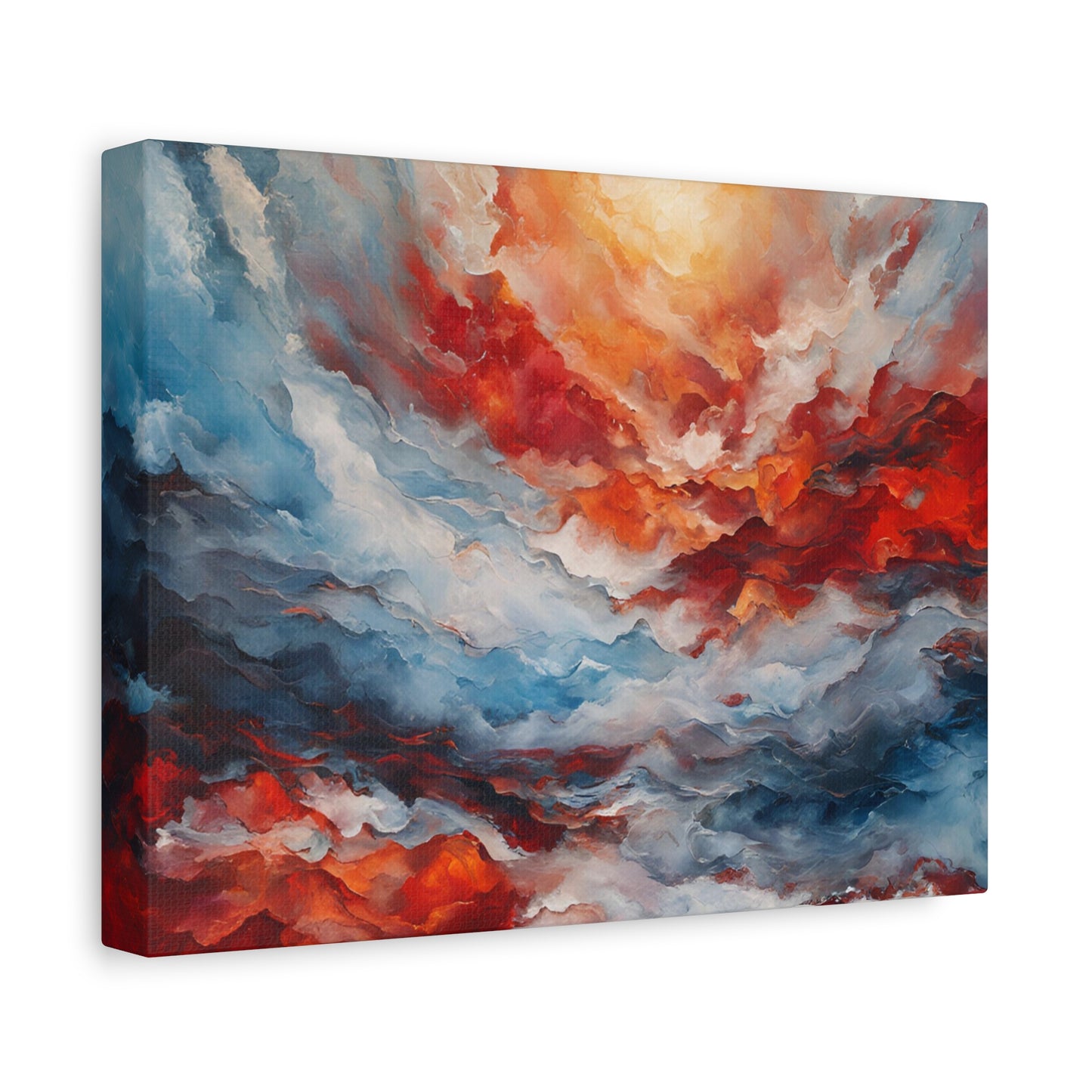 Vibrant Abstract Canvas Art - Wave of Color