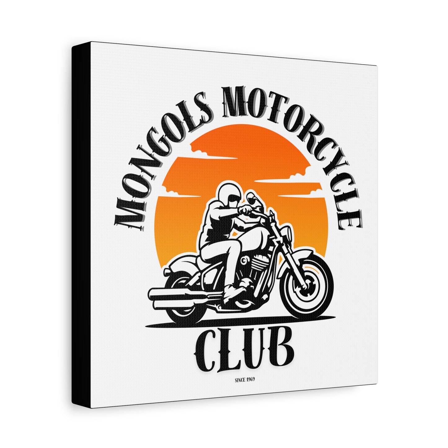 Mongols Motorcycle Club Canvas Art – Bold Wall Decor for True Bikers