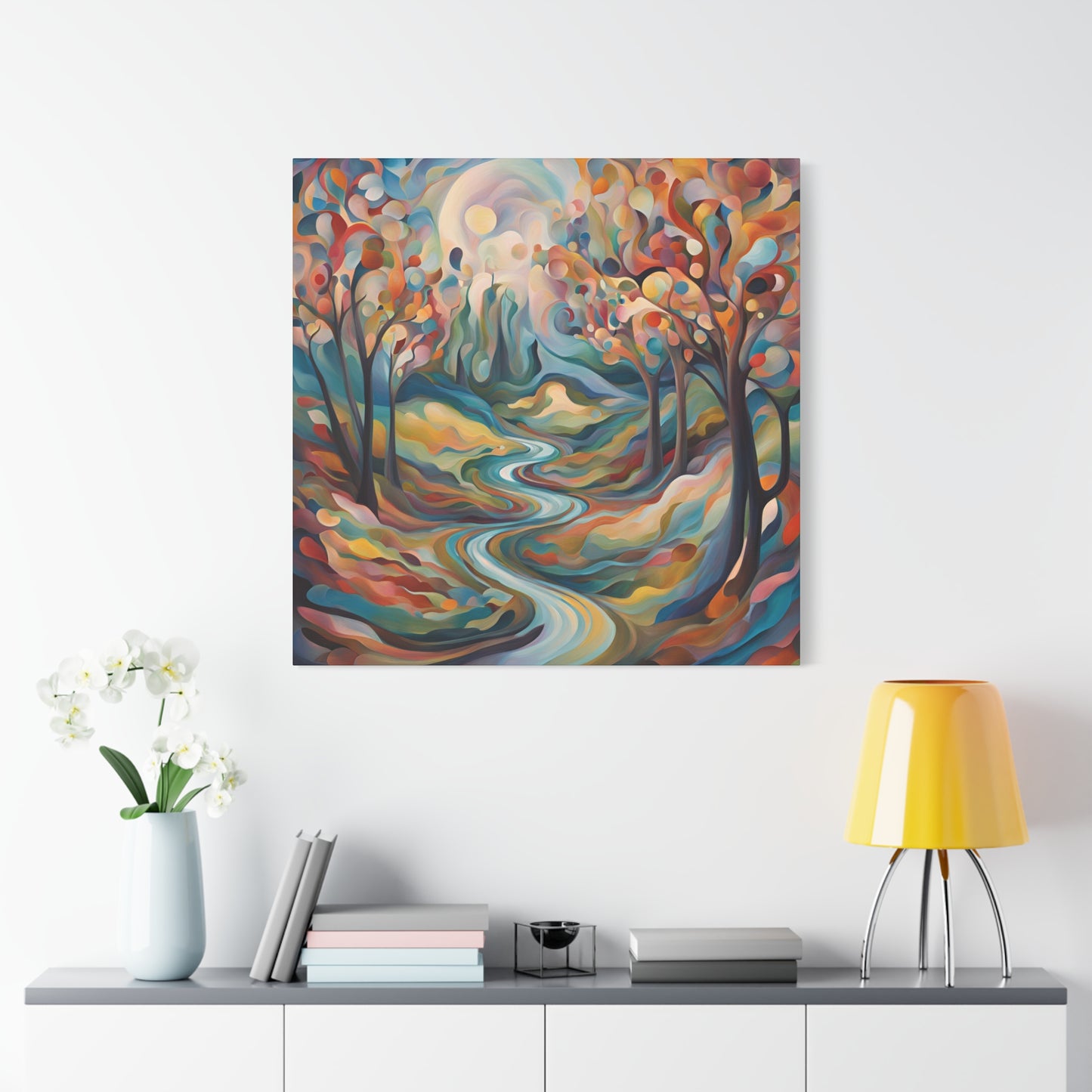 Colorful Landscape Canvas Wall Art - Home Decor