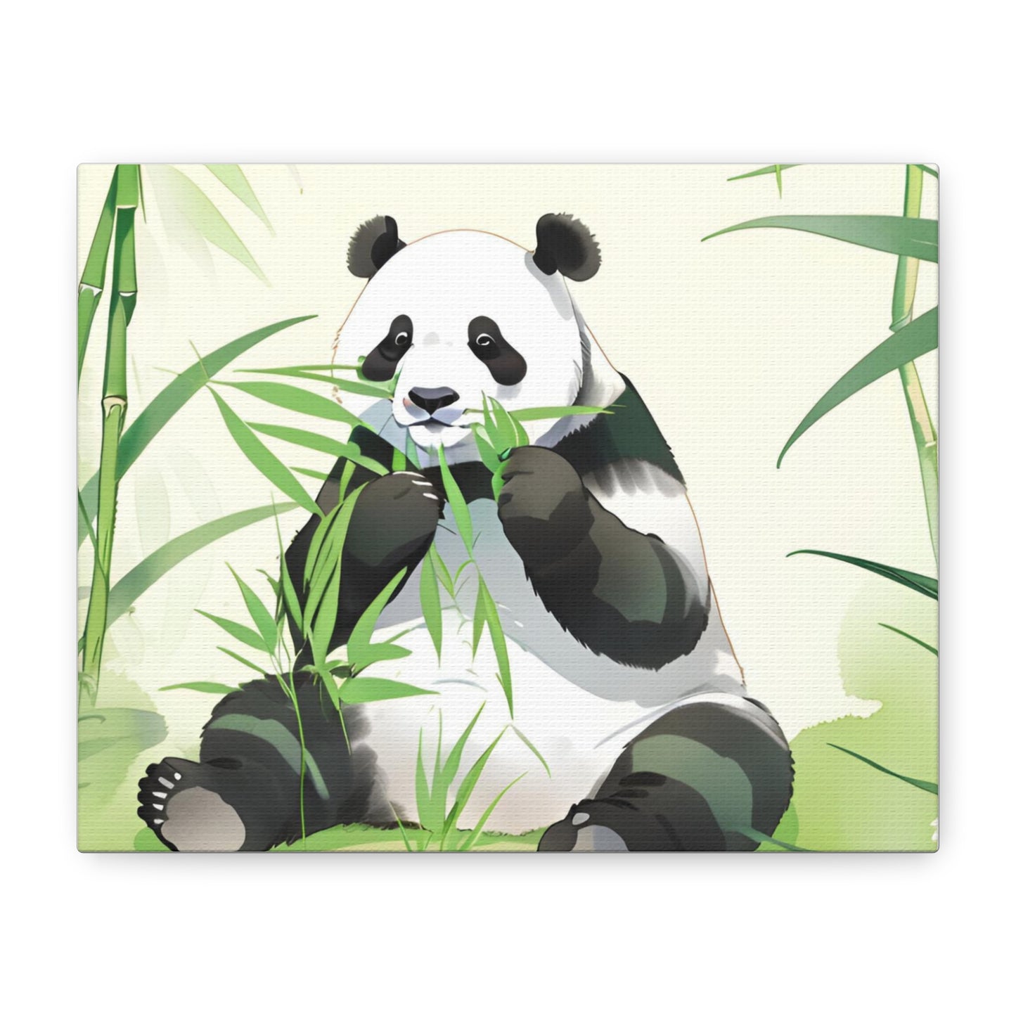 Whimsical Panda Canvas Art - Tranquil Nature Wall Decor