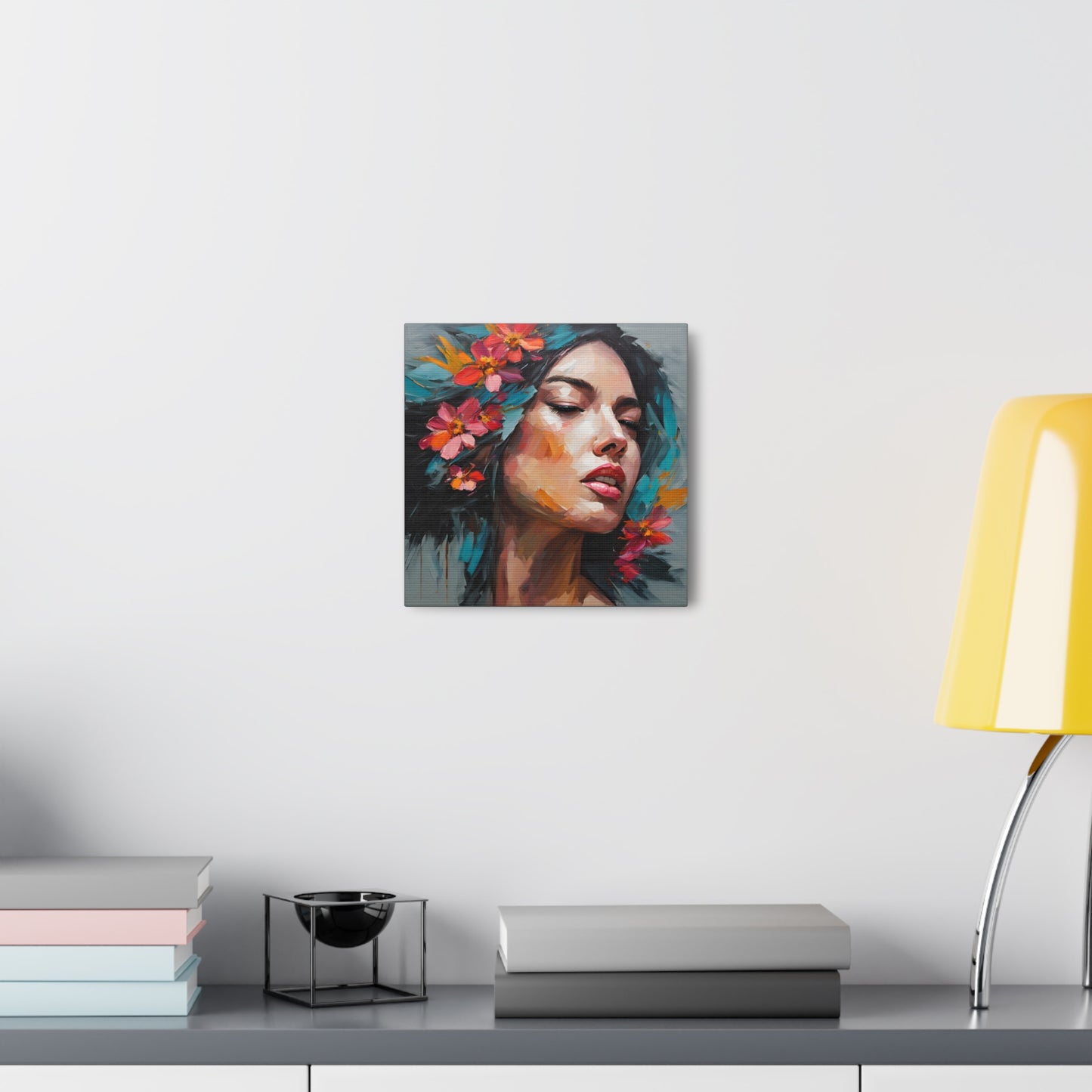 Floral Portrait Canvas