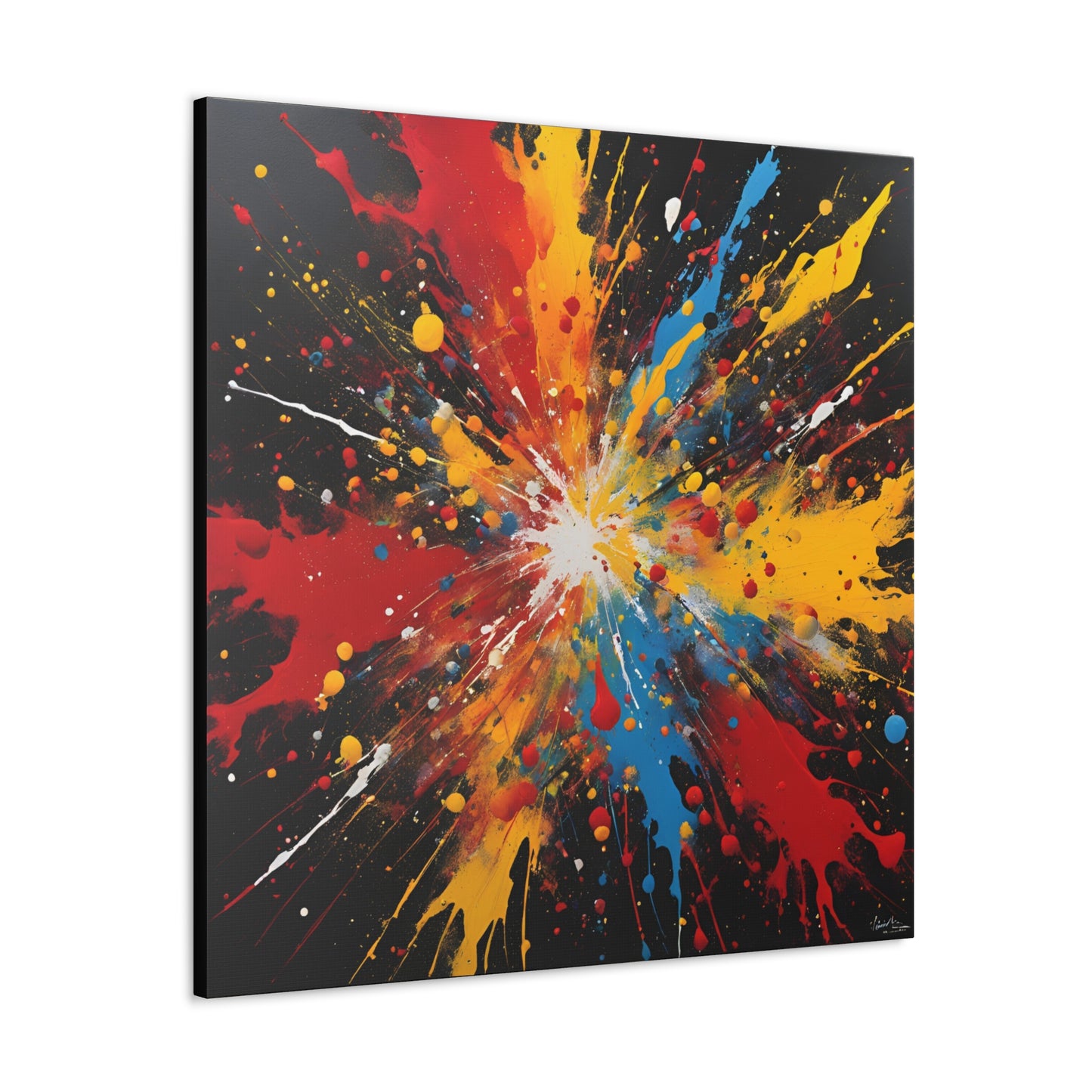 Canvas Gallery Wraps - Explosive Abstract Art for Modern Decor