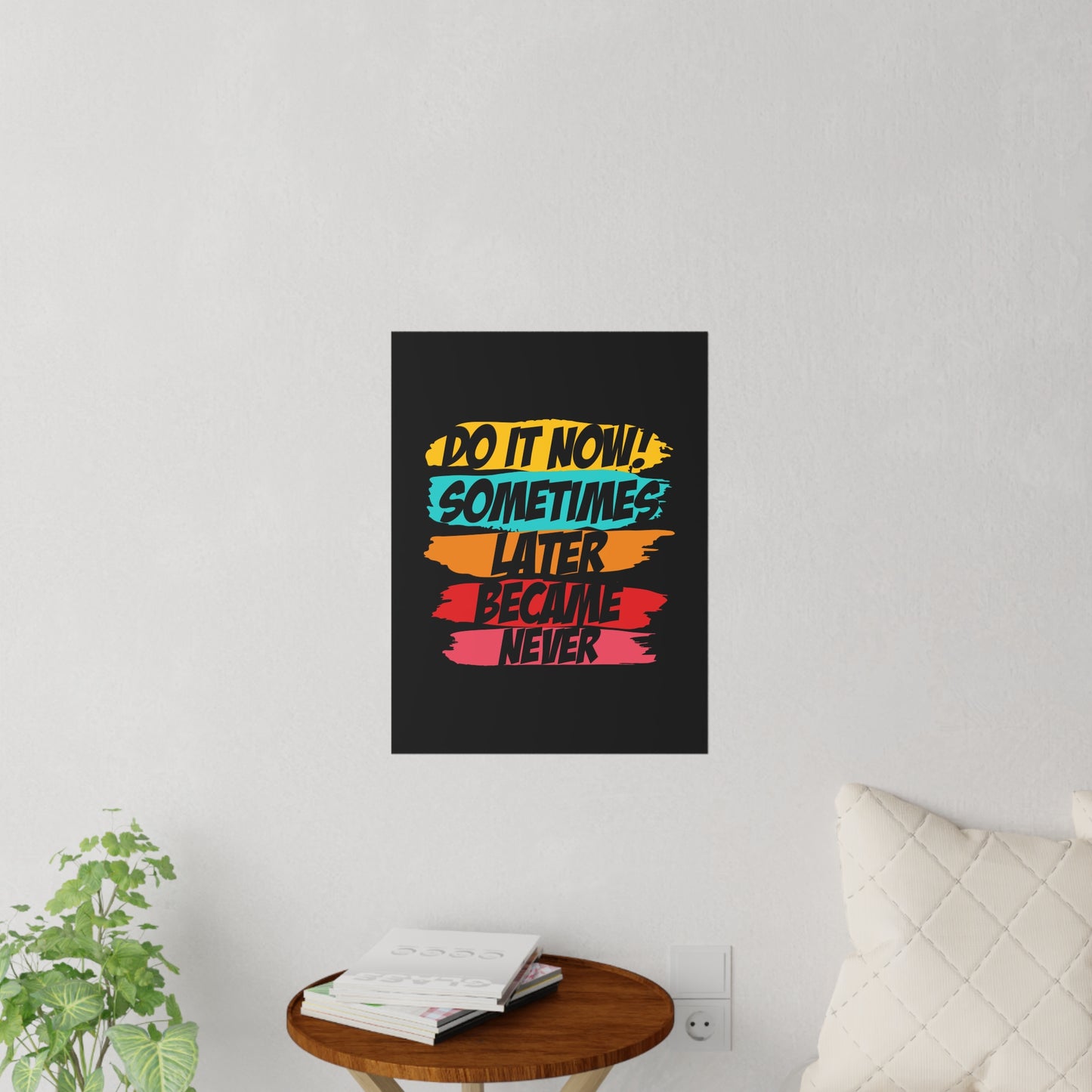 Motivational Wall Decal - "Do It Now!" Home Decor for Inspiration