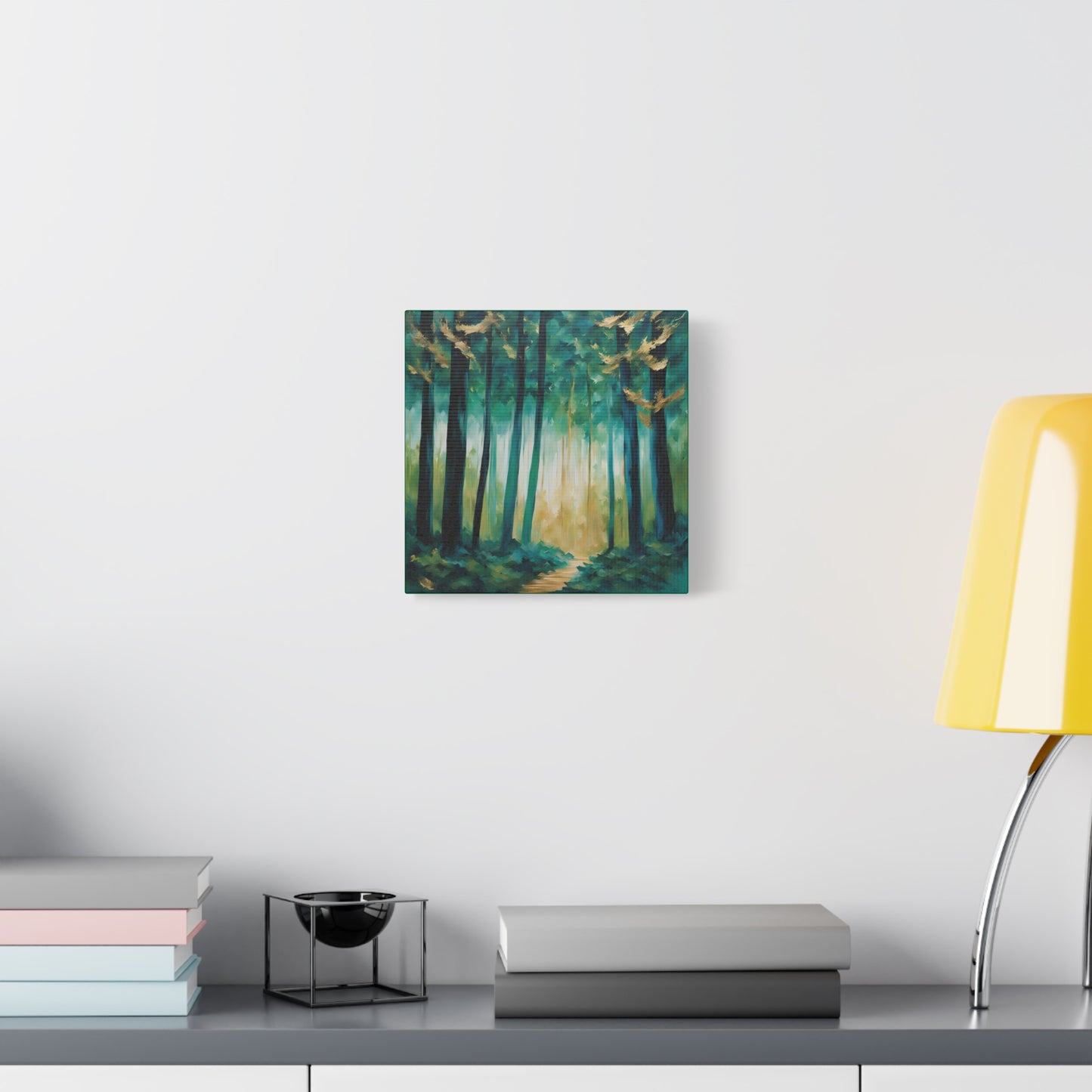 Serene Forest Canvas Wall Art – Tranquil Nature Landscape Print