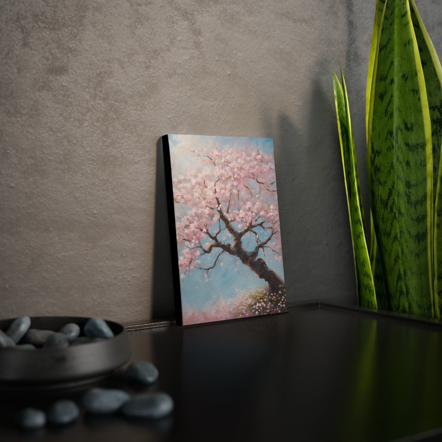 Canvas Photo  - Cherry Blossom Wall Art for Home Decor