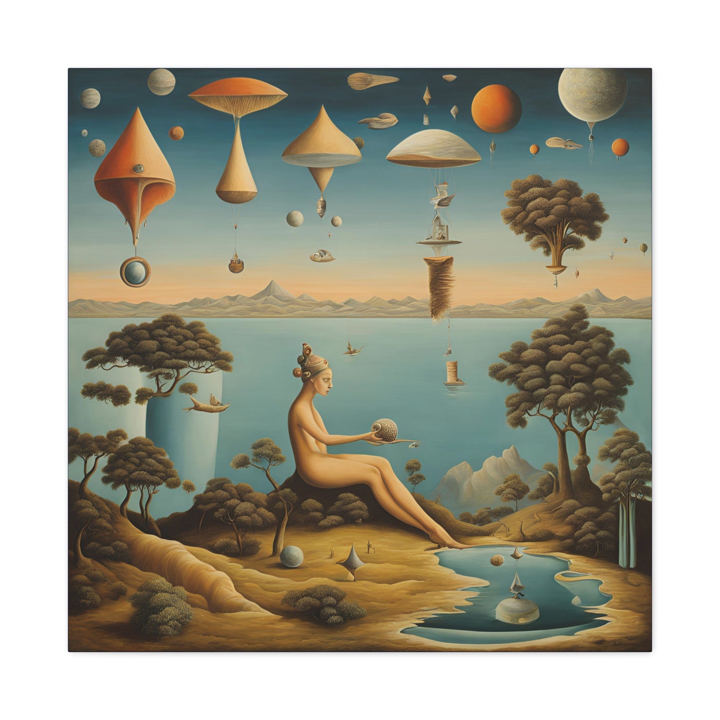 Fantasy Art Canvas Print - Dreamy Landscape Decor