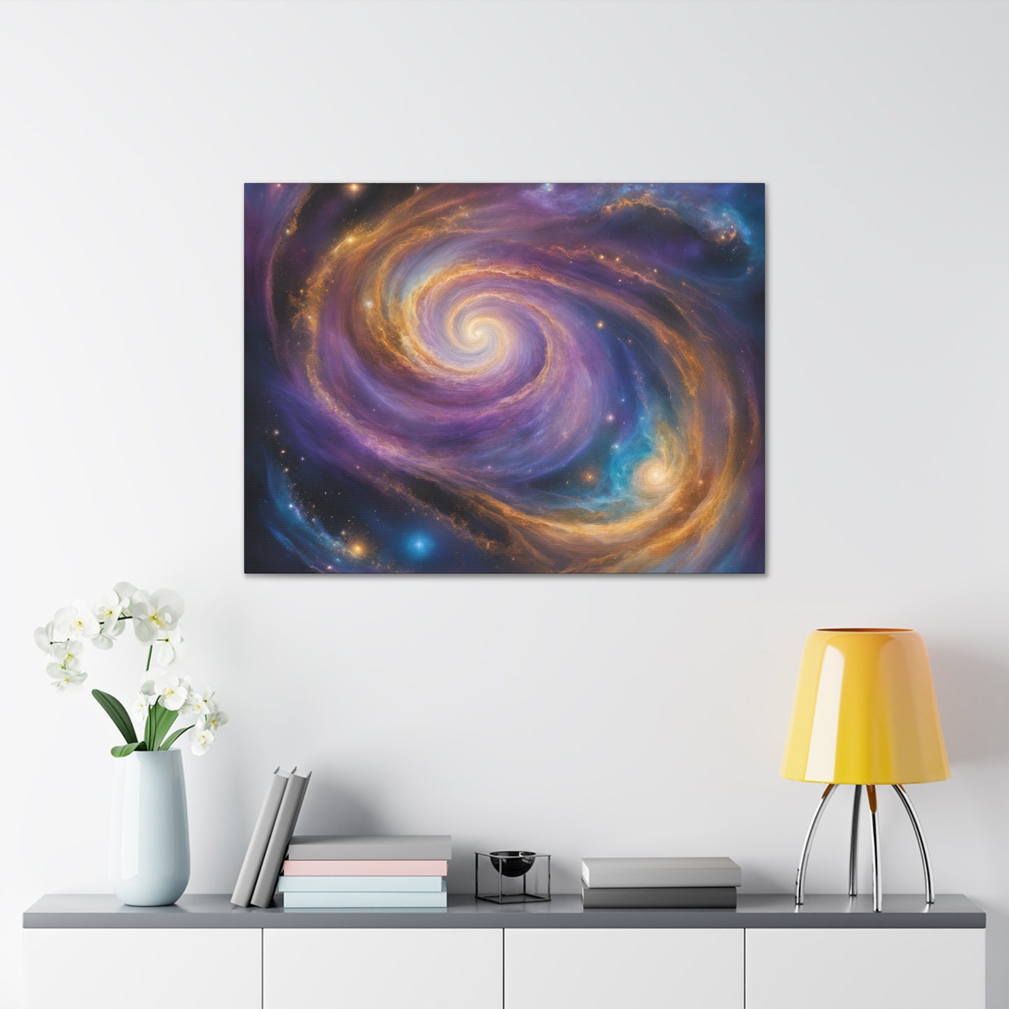 Cosmic Swirl Canvas Gallery Wraps - Galaxy Art for Home Decor