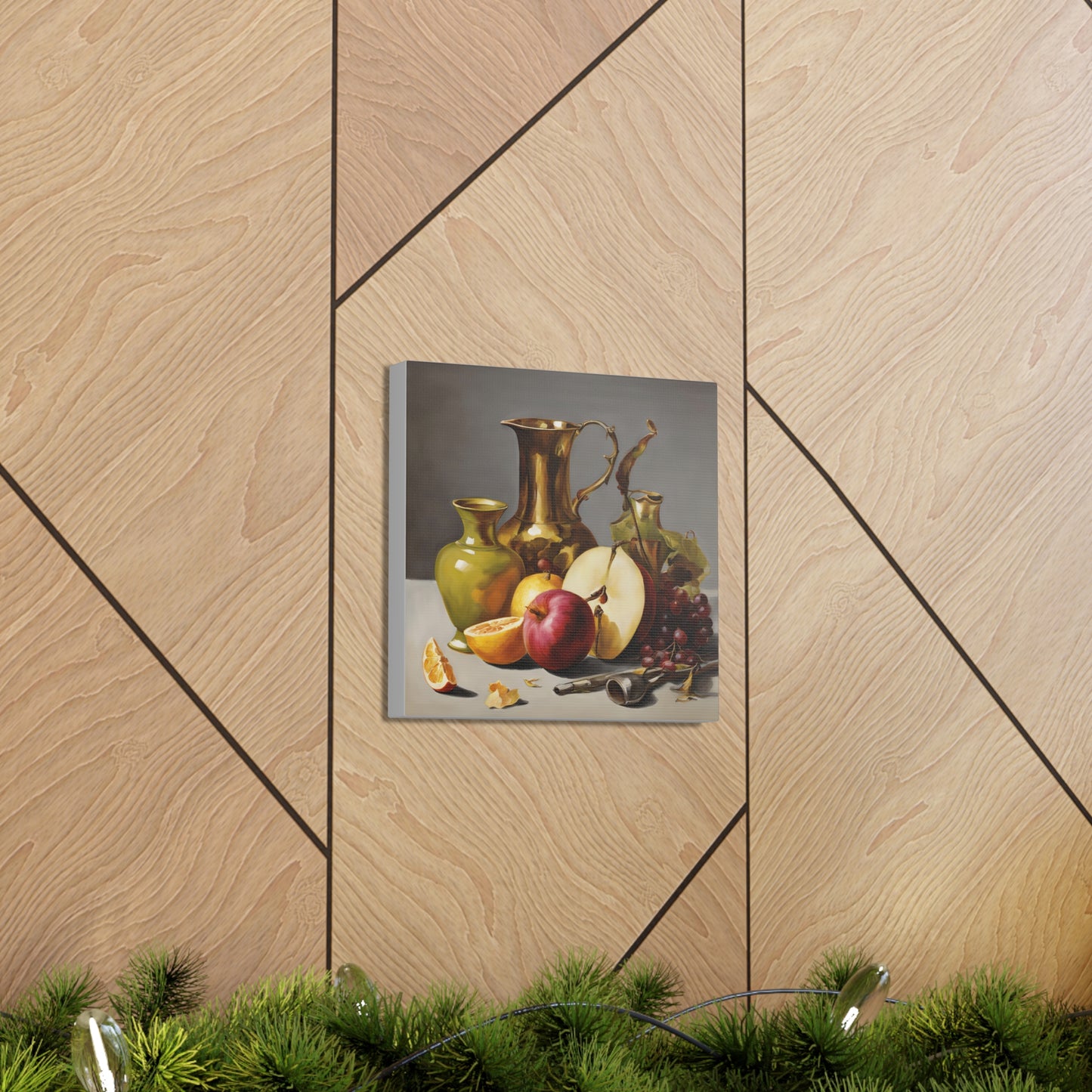 Still Life Fruit Canvas Gallery Wraps - Elegant Home Decor Still Life Arts