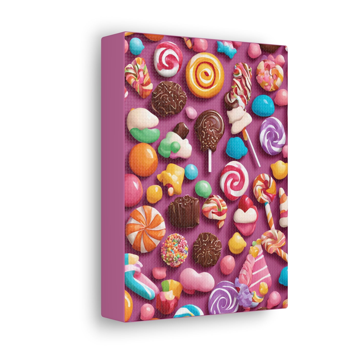 Canvas Gallery Wraps - Candy-Themed Sweet Treat Wall Art for Decor Lovers