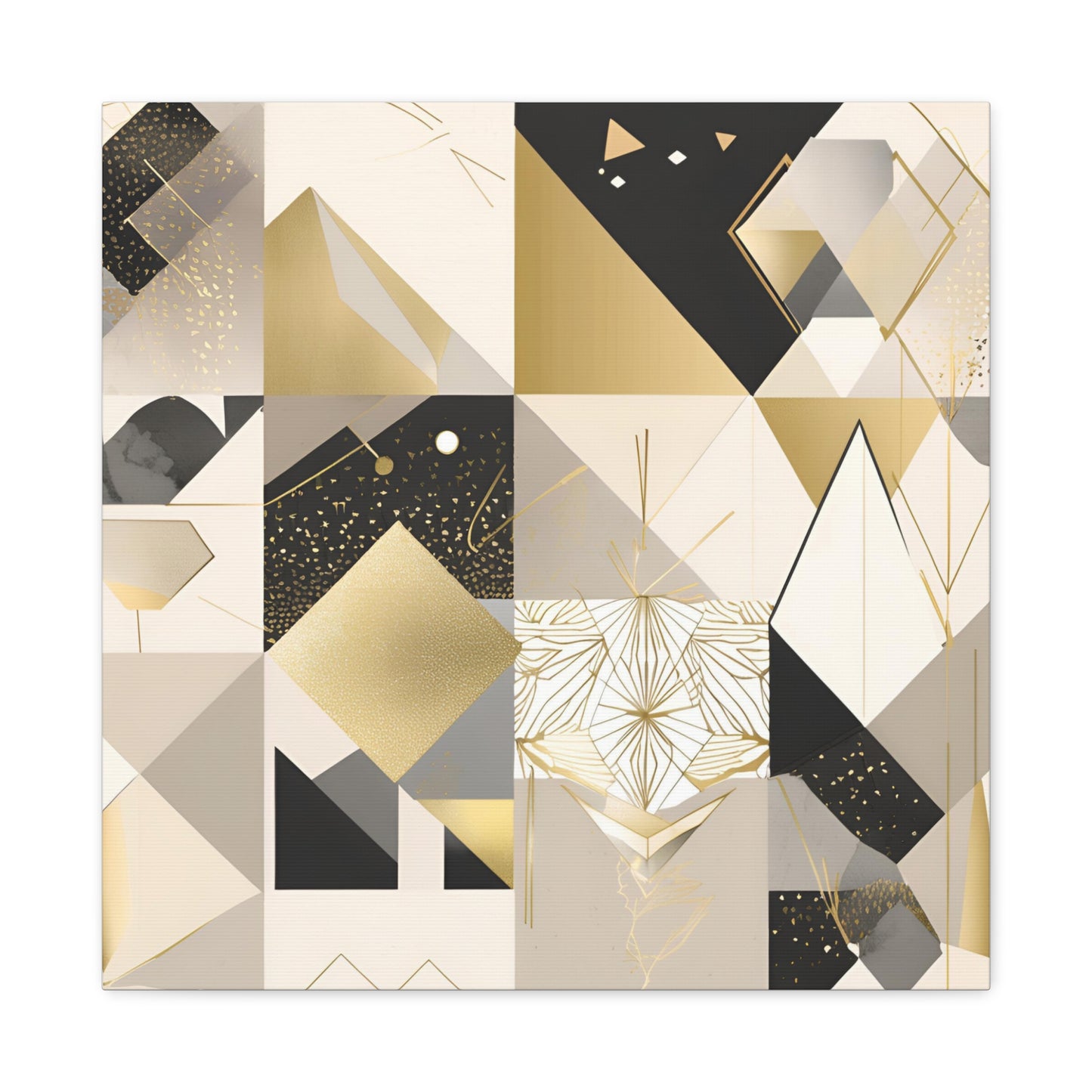 Geometric Canvas Gallery Wrap – Modern Abstract Wall Art