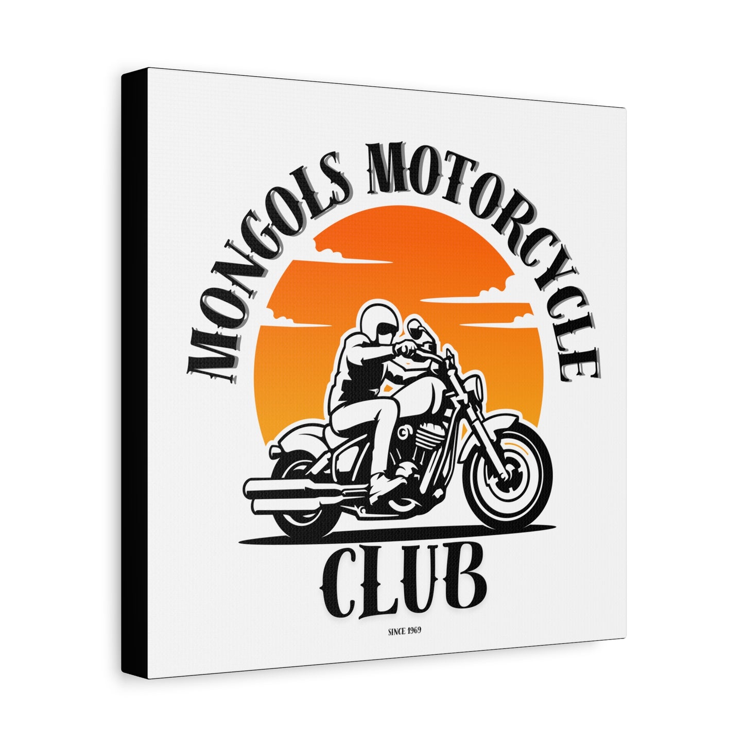 Mongols Motorcycle Club Canvas Art – Bold Wall Decor for True Bikers