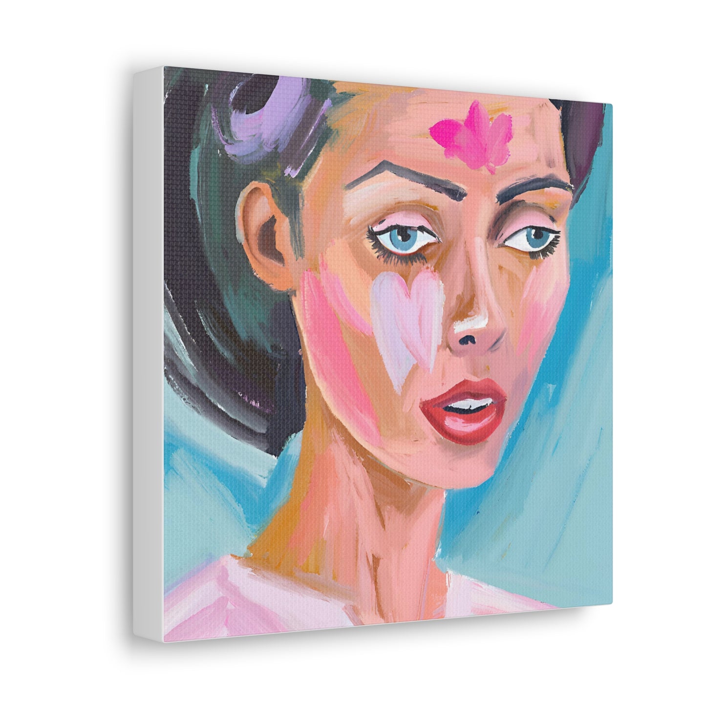 Canvas Wall Art - Vibrant Bold Portrait Art for Home Decor