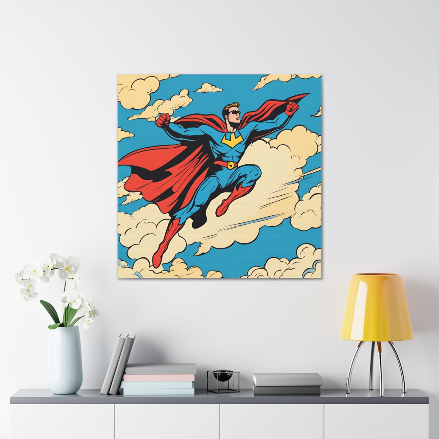 Superhero Canvas Wrap