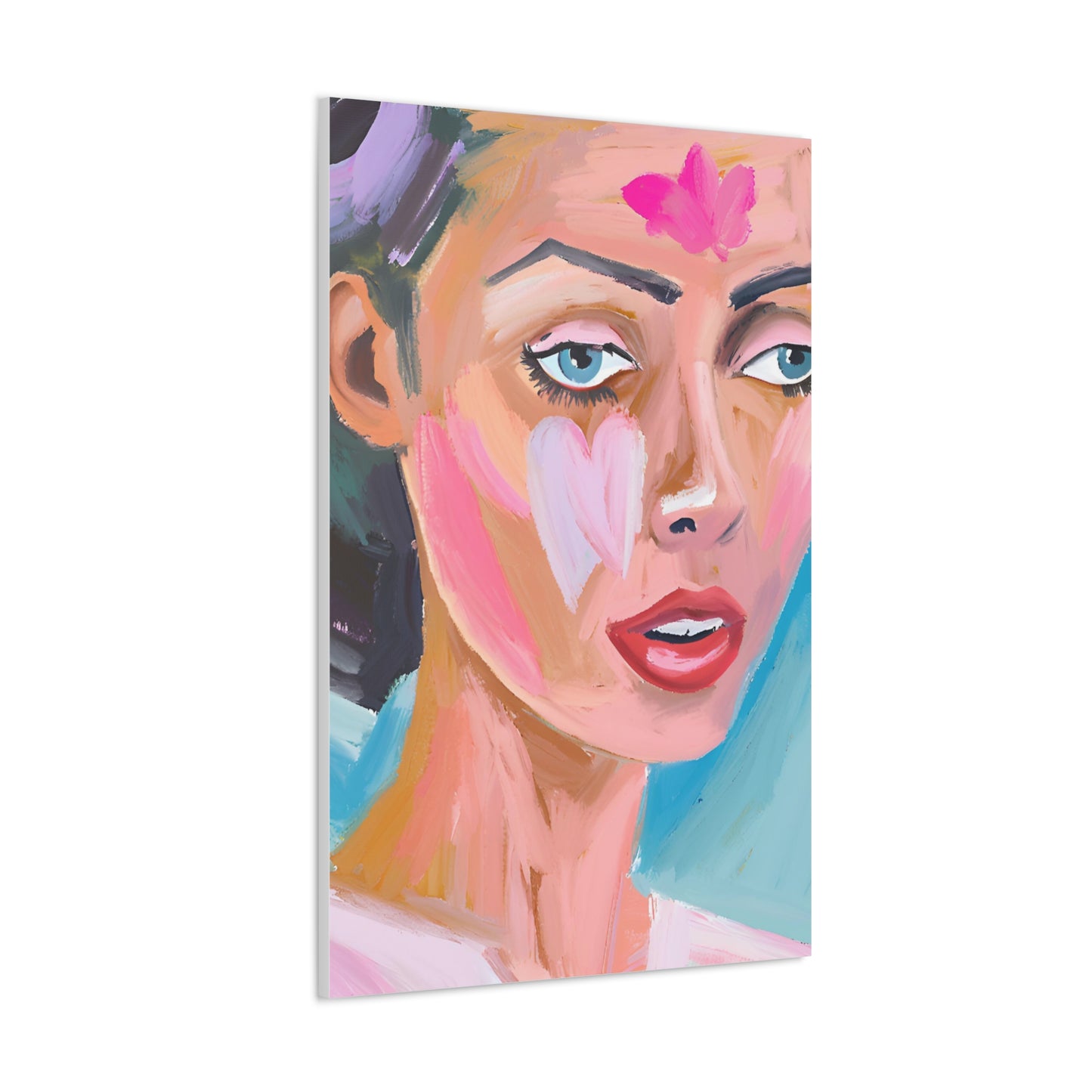 Canvas Wall Art - Vibrant Bold Portrait Art for Home Decor