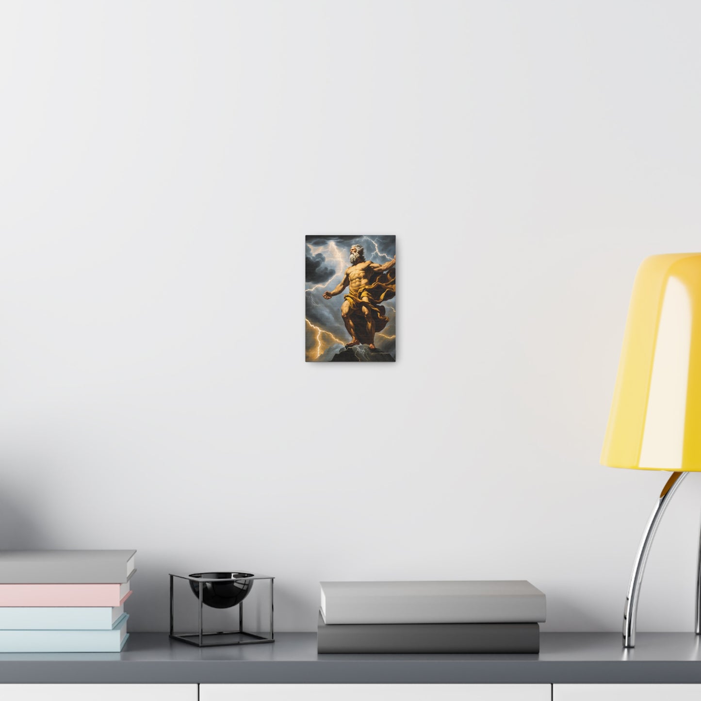 Zeus Canvas Gallery Wrap - Mythical Art Print for Home Decor