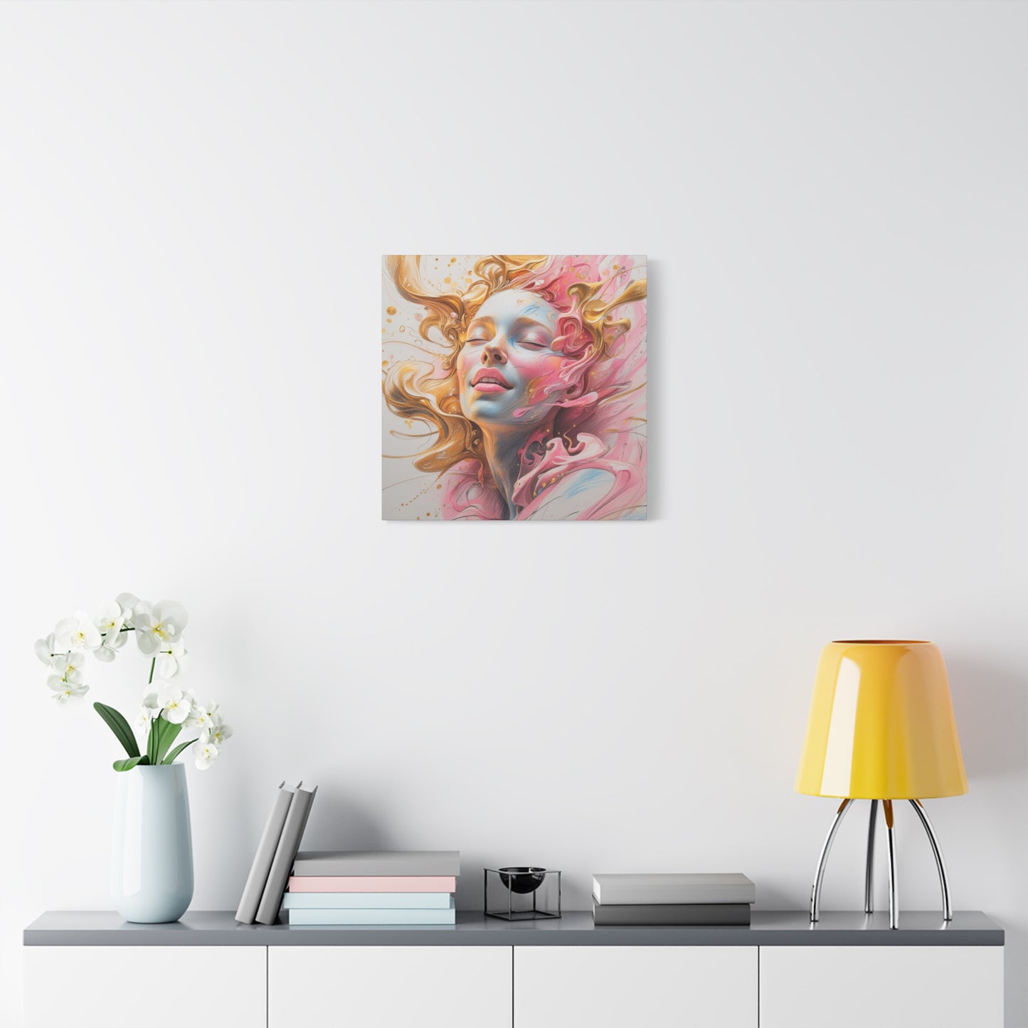 Canvas Wall Decor - Abstract Woman Portrait