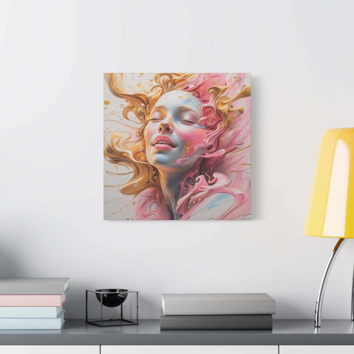 Canvas Wall Decor - Abstract Woman Portrait