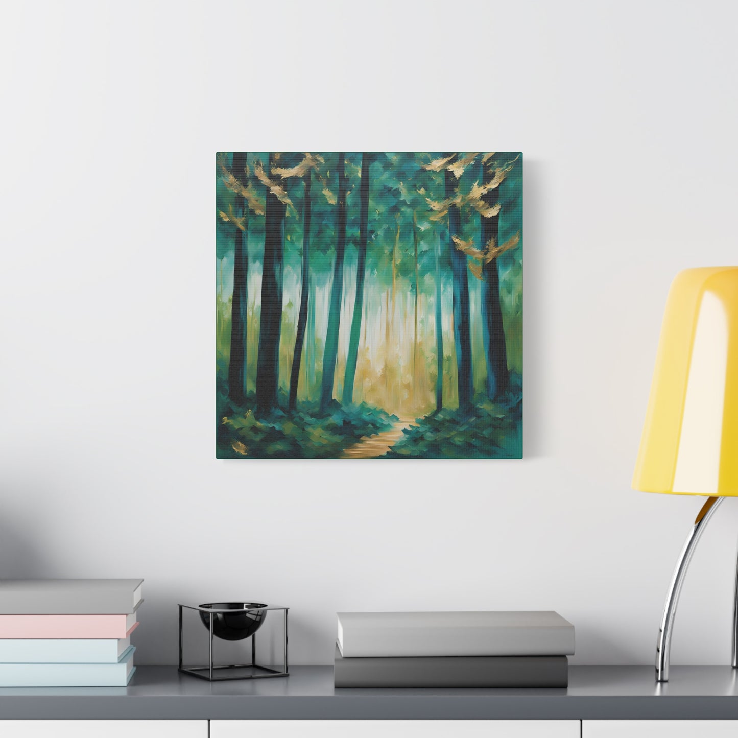 Serene Forest Canvas Wall Art – Tranquil Nature Landscape Print