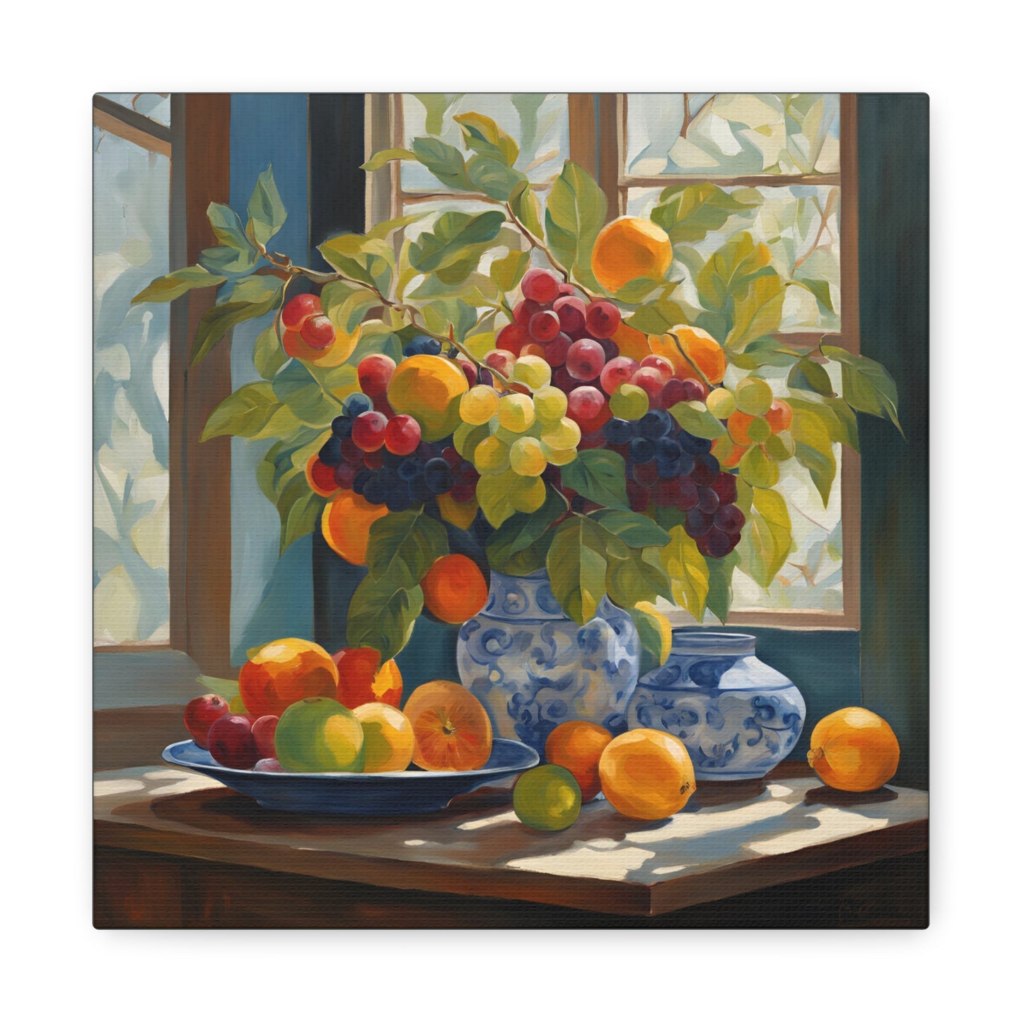 Vibrant Fruit Still Life Canvas Gallery Wraps - Perfect for Home Decor and Gift Giving Still Life Arts