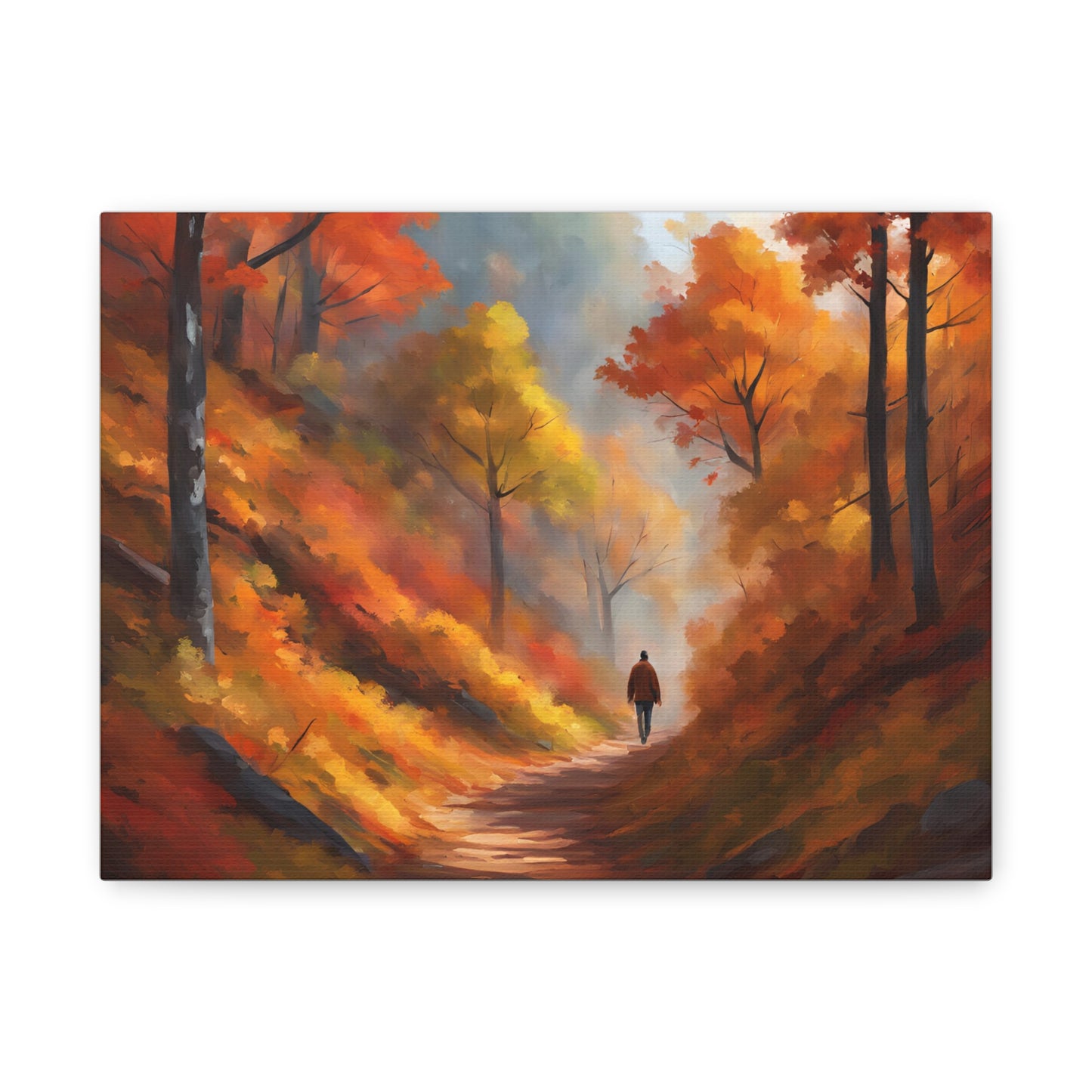 Autumn Landscape Canvas Print - Stretched Art for Home Decor