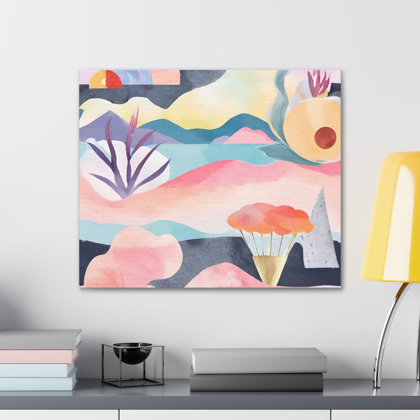 Abstract Landscape Canvas Gallery Wraps - Modern Art Home Decor