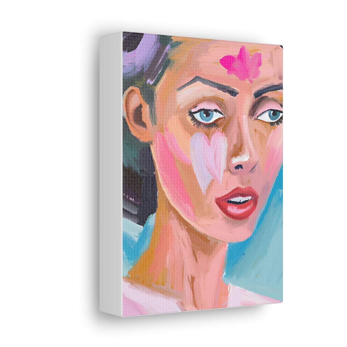 Canvas Wall Art - Vibrant Bold Portrait Art for Home Decor