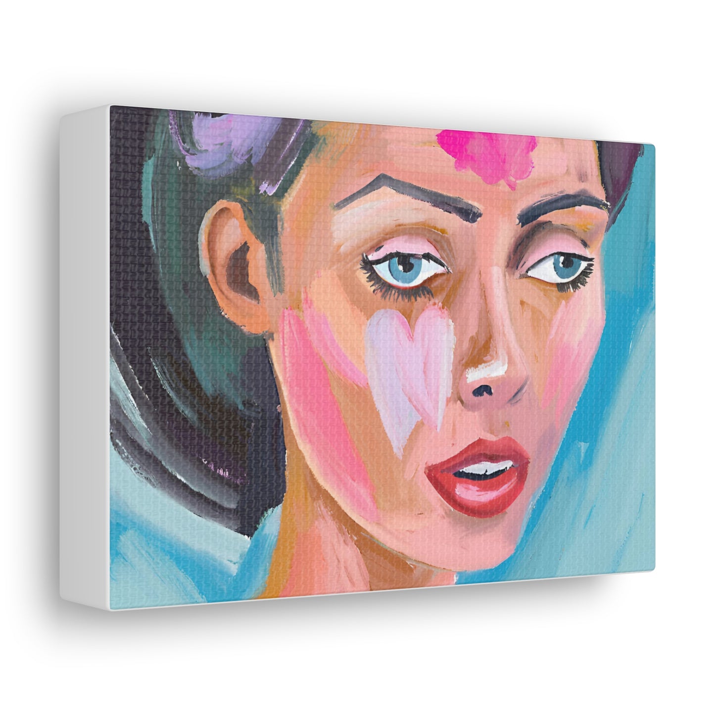 Canvas Wall Art - Vibrant Bold Portrait Art for Home Decor