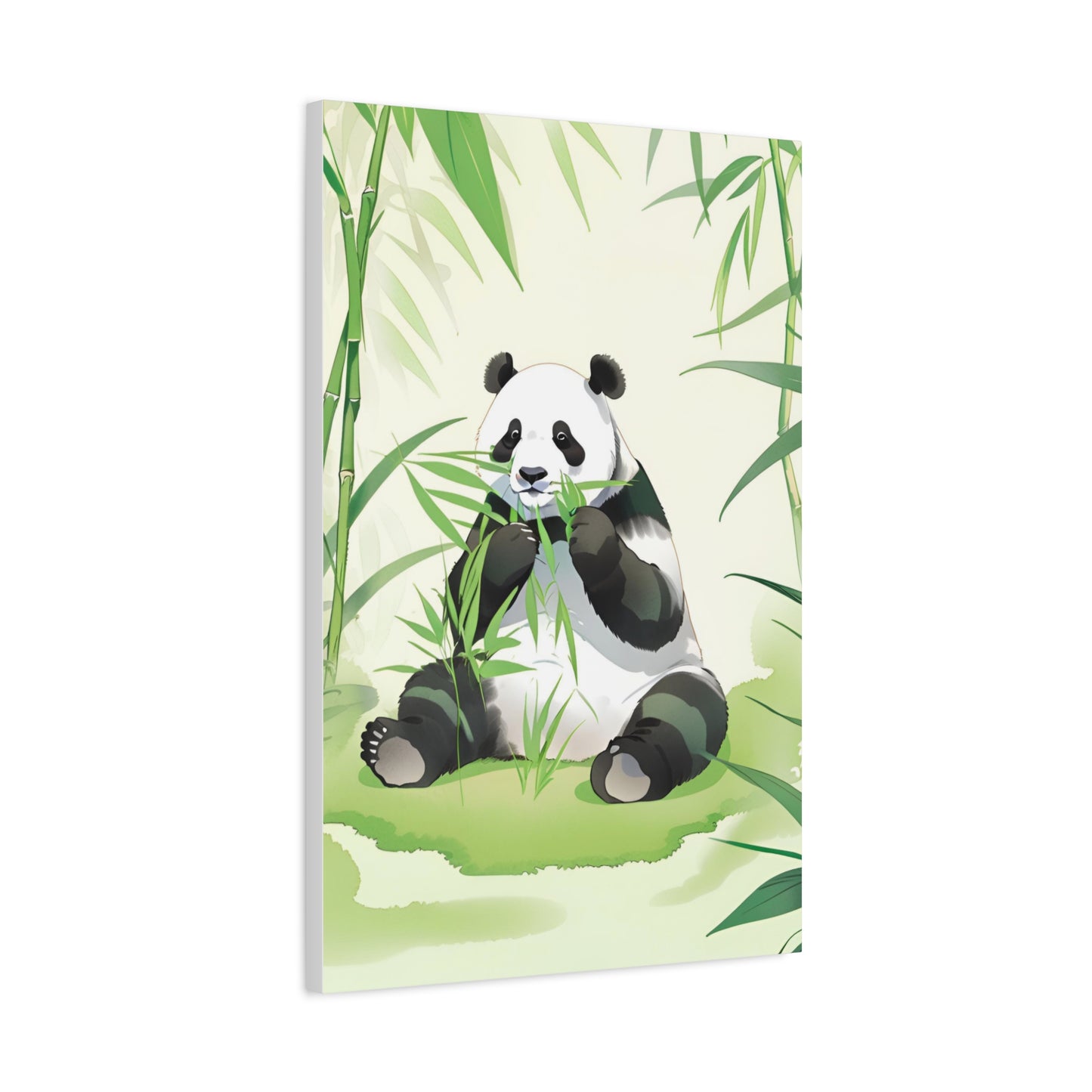 Whimsical Panda Canvas Art - Tranquil Nature Wall Decor