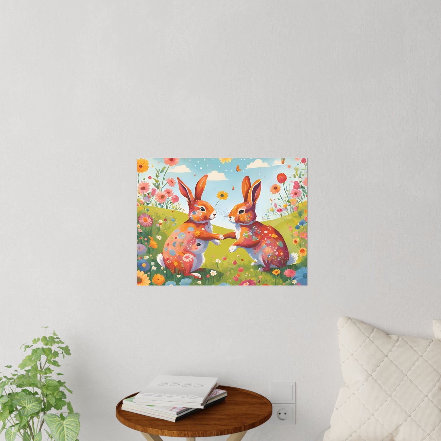 Bunny Wall Decals For Kids