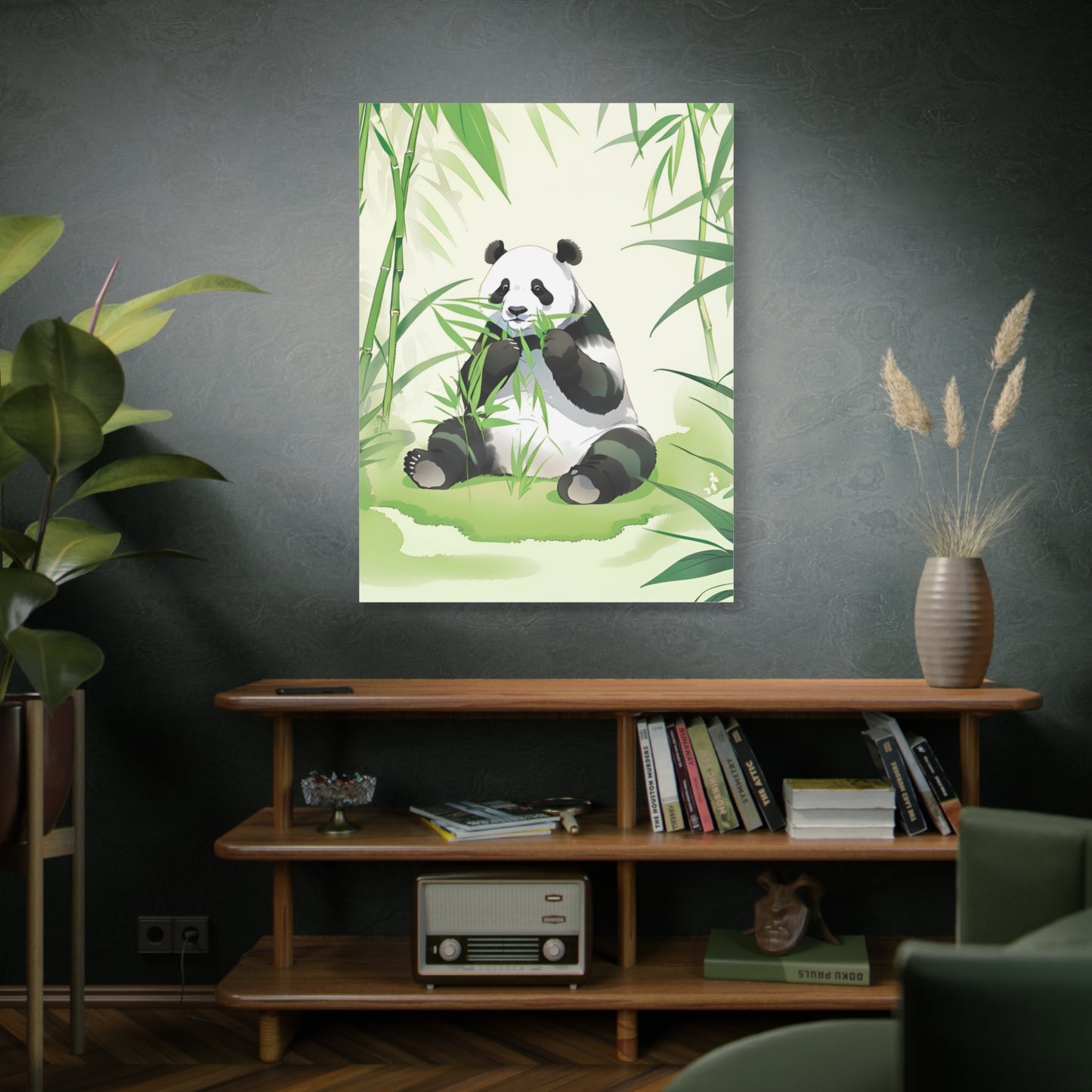 Whimsical Panda Canvas Art - Tranquil Nature Wall Decor