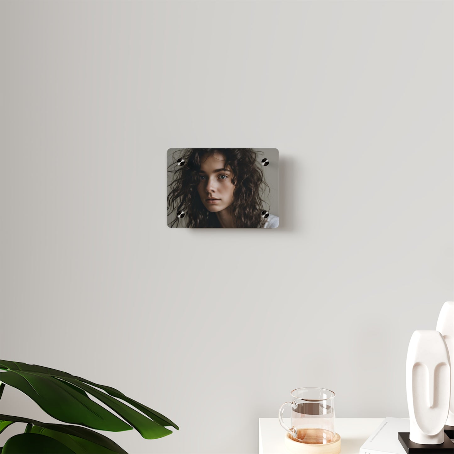 Modern Acrylic Wall Art - Elegant Portrait Panel for Home Decor