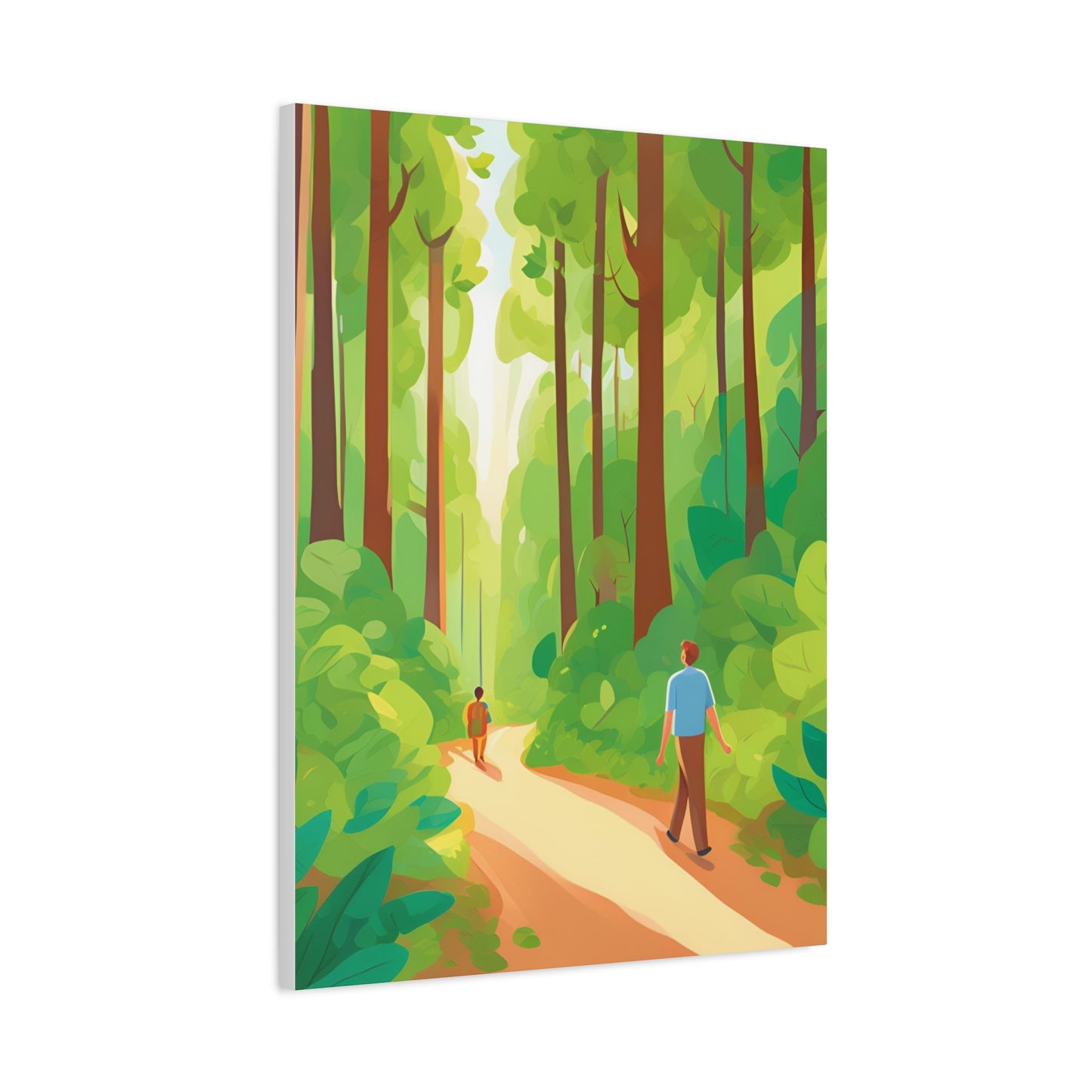 Canvas Wall Art - Tranquil Forest Scene