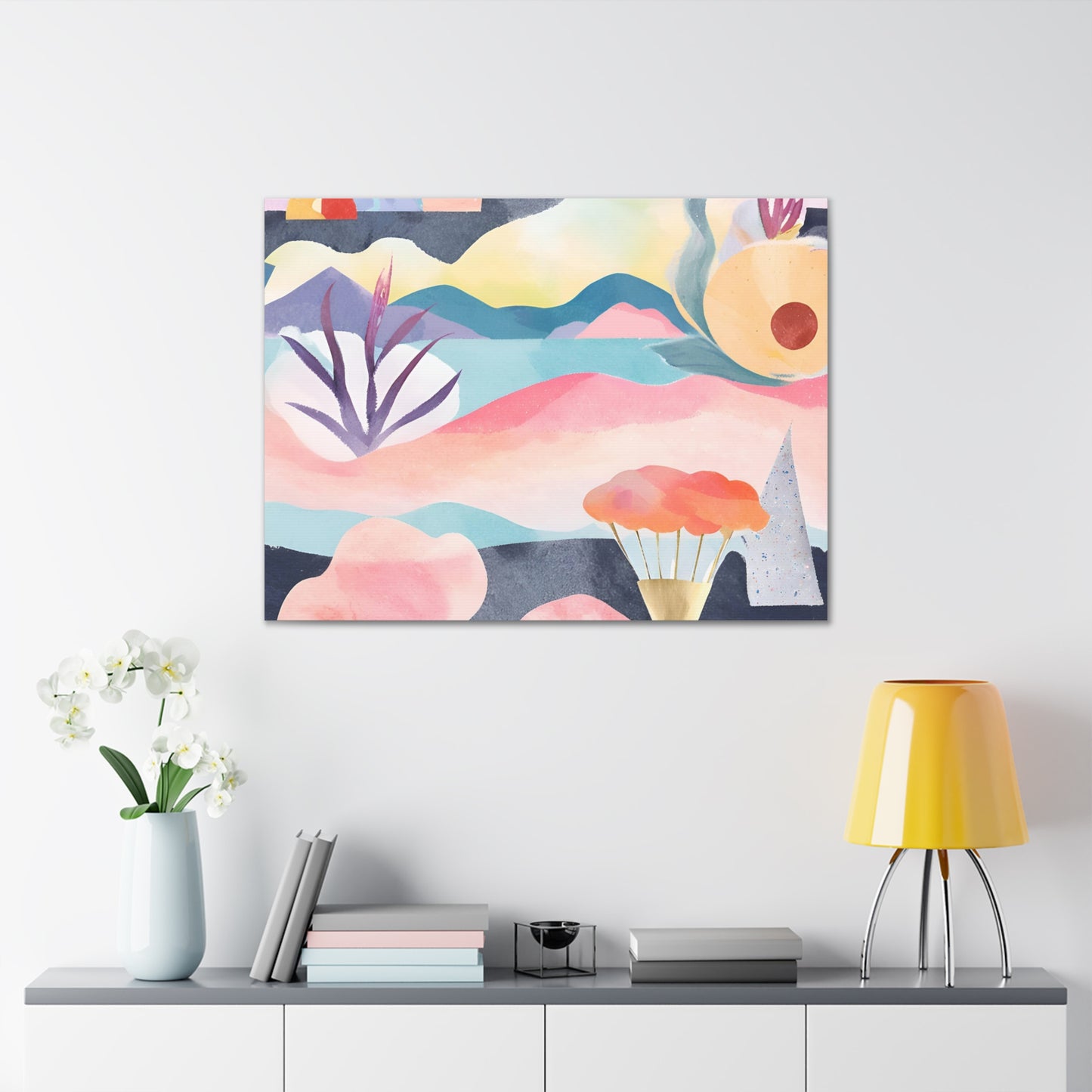 Abstract Landscape Canvas Gallery Wraps - Modern Art Home Decor