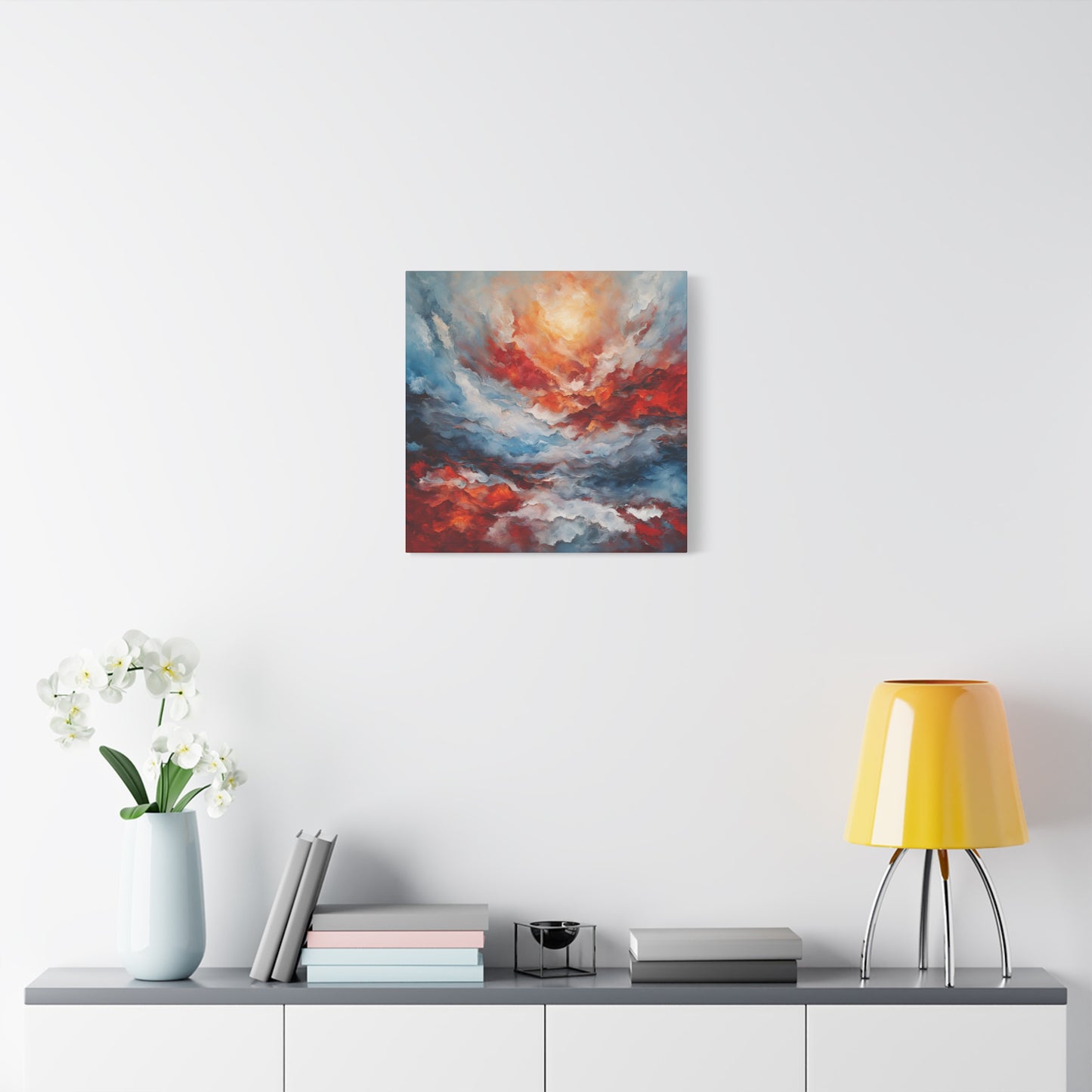 Vibrant Abstract Canvas Art - Wave of Color