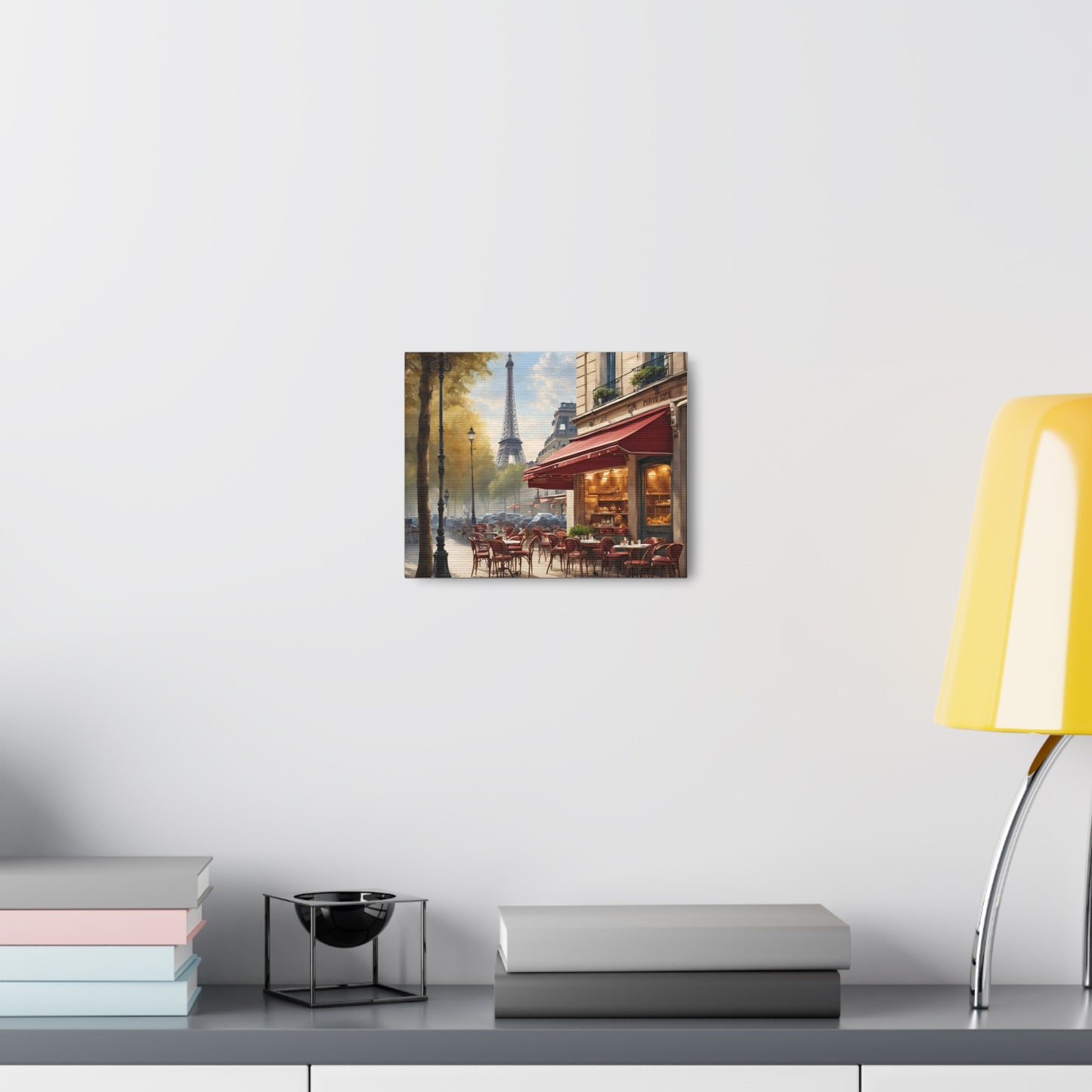 Parisian Café Canvas Gallery Wrap - Scenic Wall Decor for Home & Office